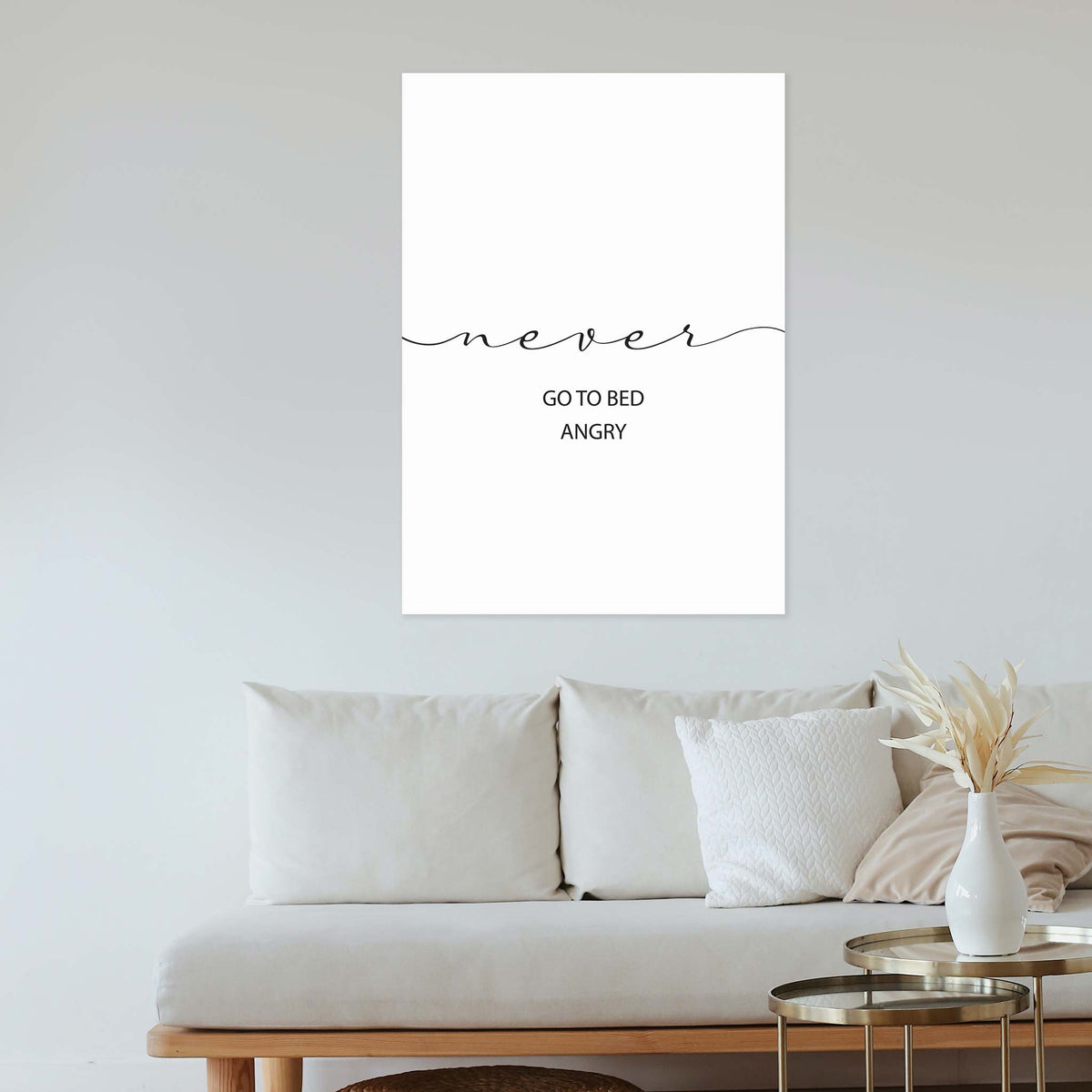 Never go to bed angry