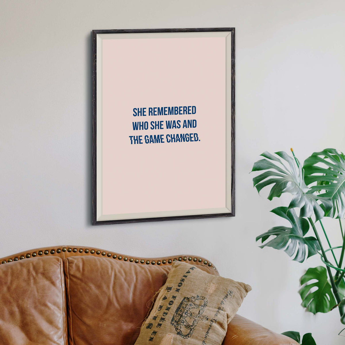 She remembered who she was and the game changed