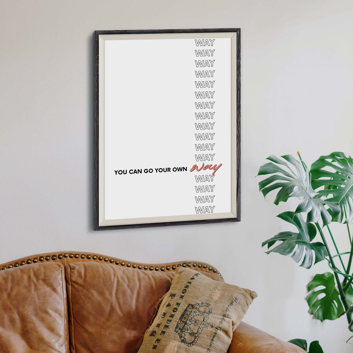 You can go your own way