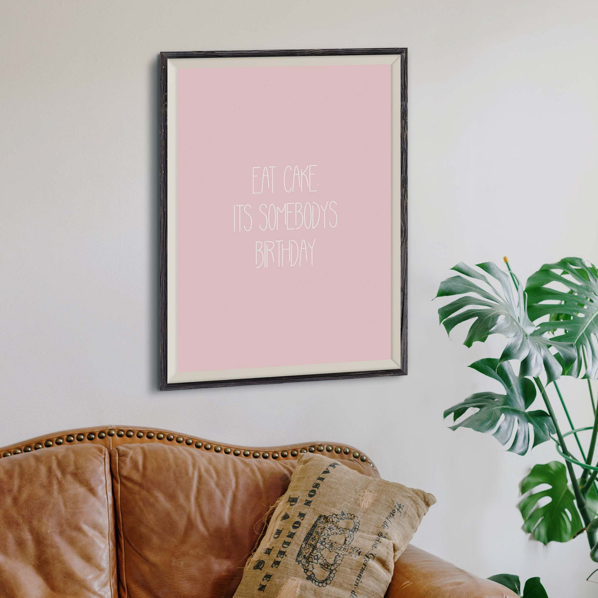 Eat cake. Its somebody’s birthday