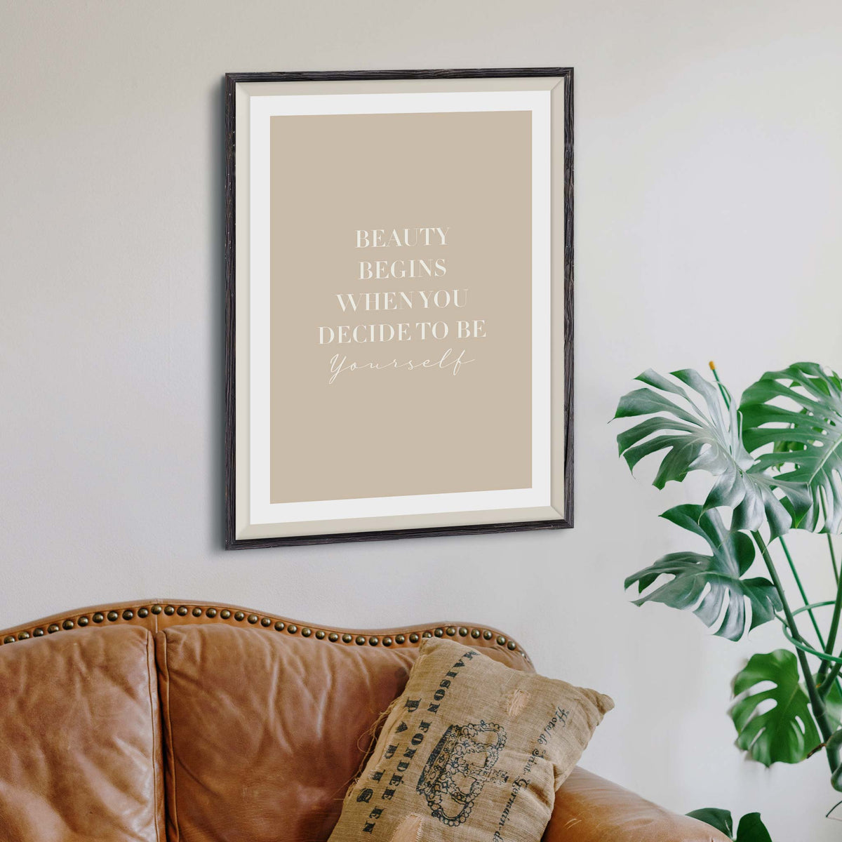 Beauty begins when you decide to be yourself