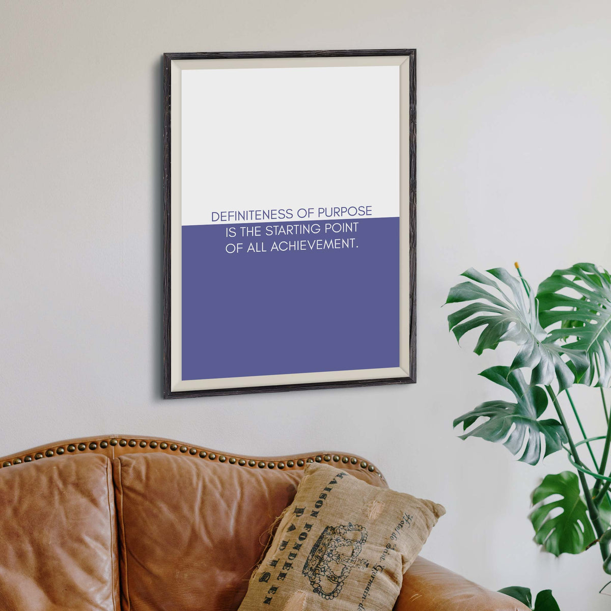 Definiteness of purpose is the starting point of all achievement