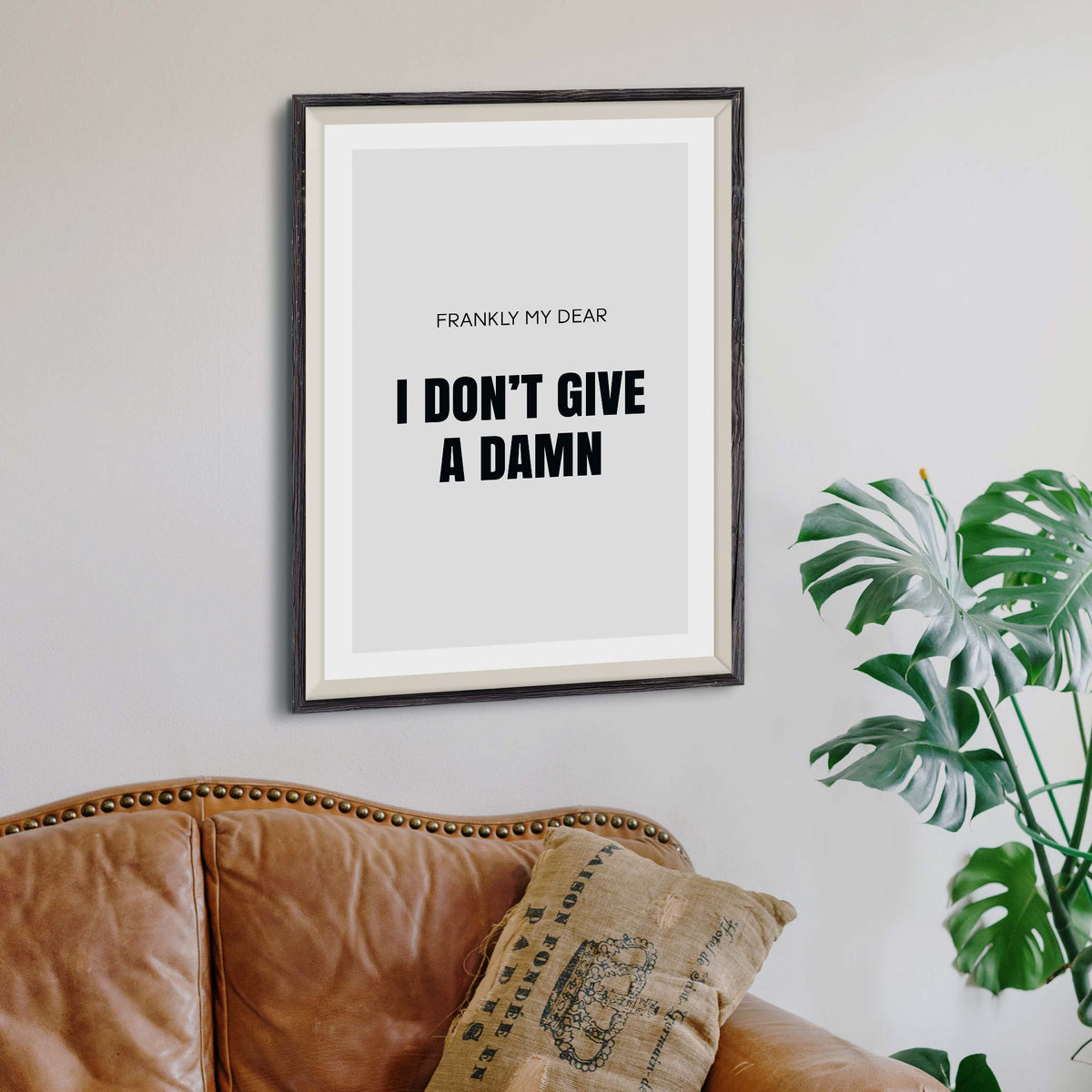 Frankly my dear I don’t give a damn