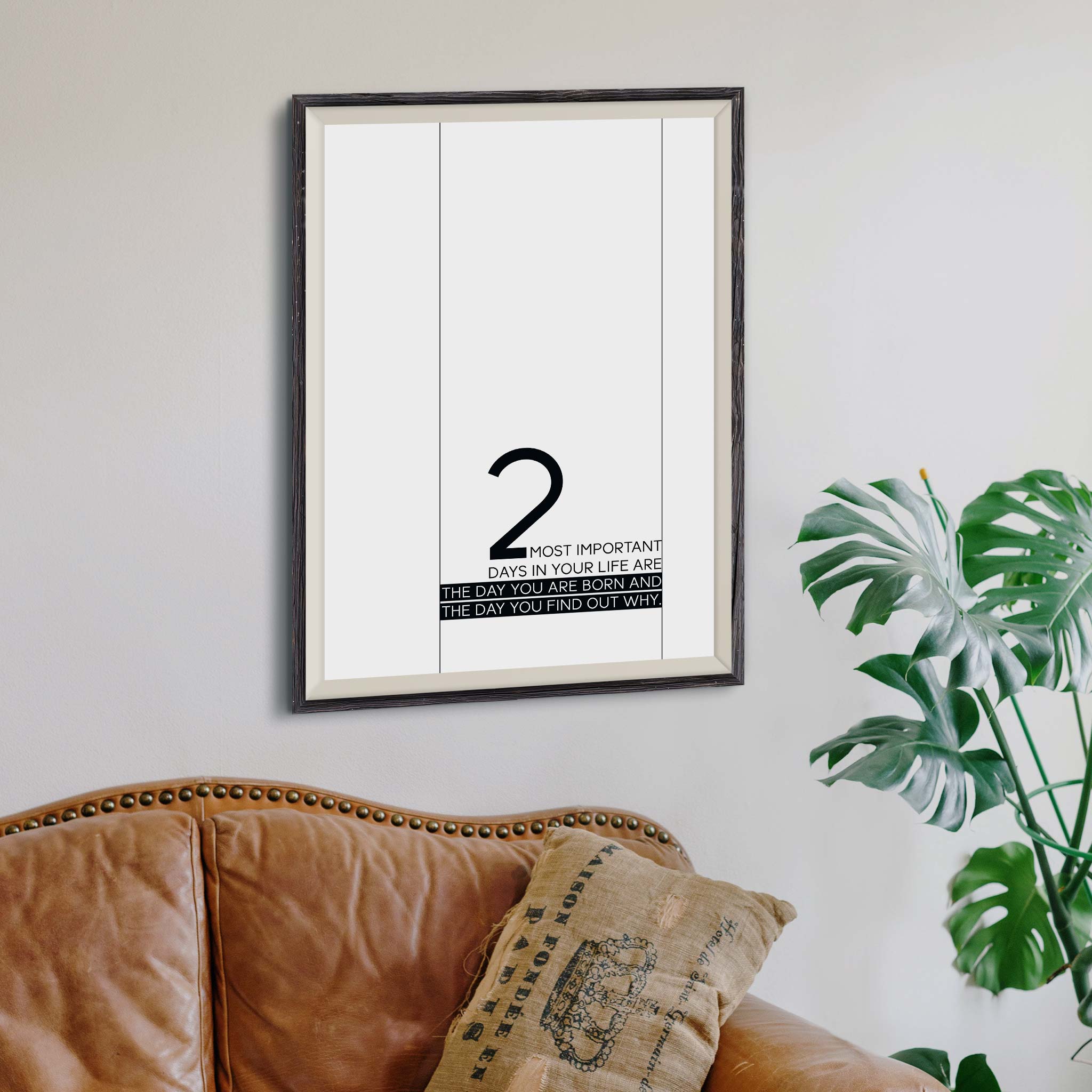 The two most important days in your life are the day you are born and the day you find out why