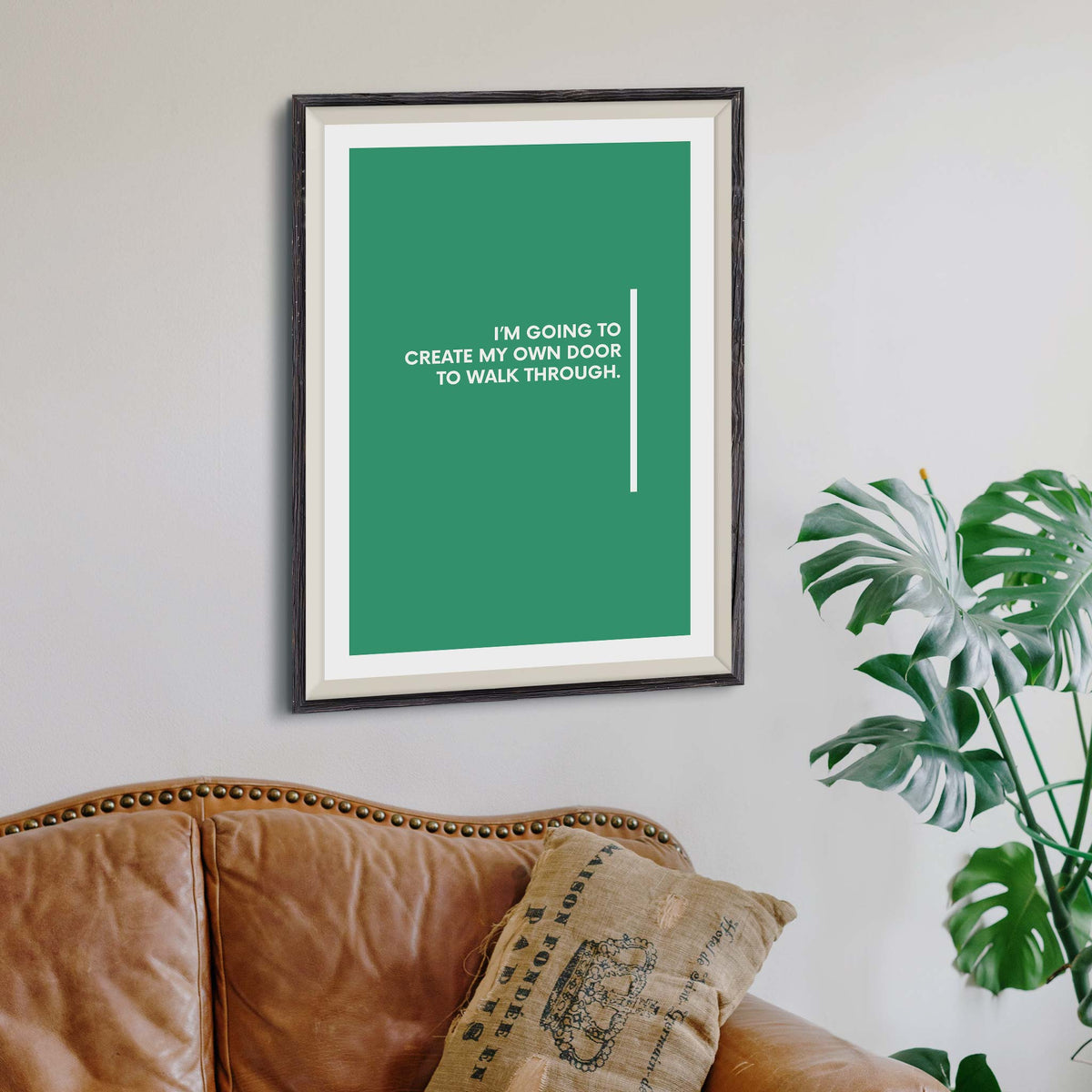 I’m going to create my own door to walk through