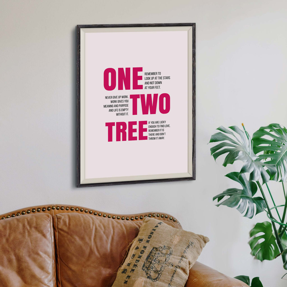 One, remember to look up at the stars and not down at your feet. Two, never give up work. Work gives you meaning and purpose and life is empty without it. Three, if you are lucky enough to find love, remember it is there and don’t throw it away