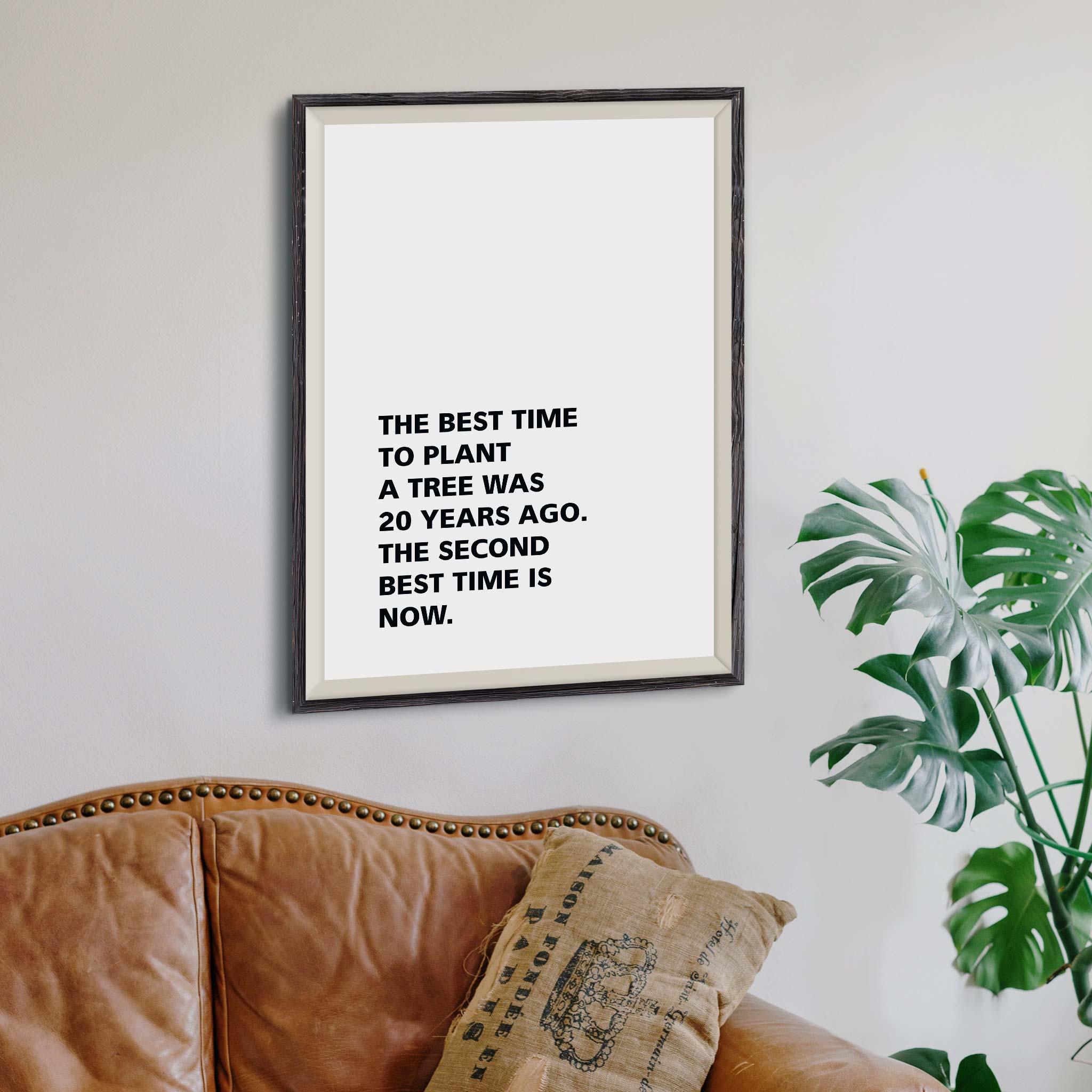 The best time to plant a tree was 20 years ago. The second best time is now