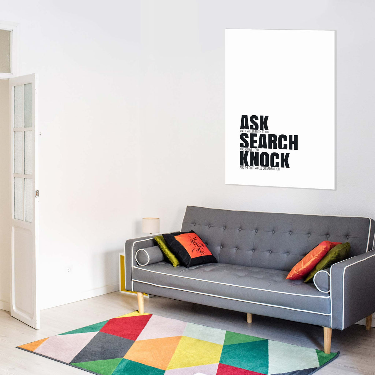 Ask and it will be given to you; search, and you will find; knock and the door will be opened for you