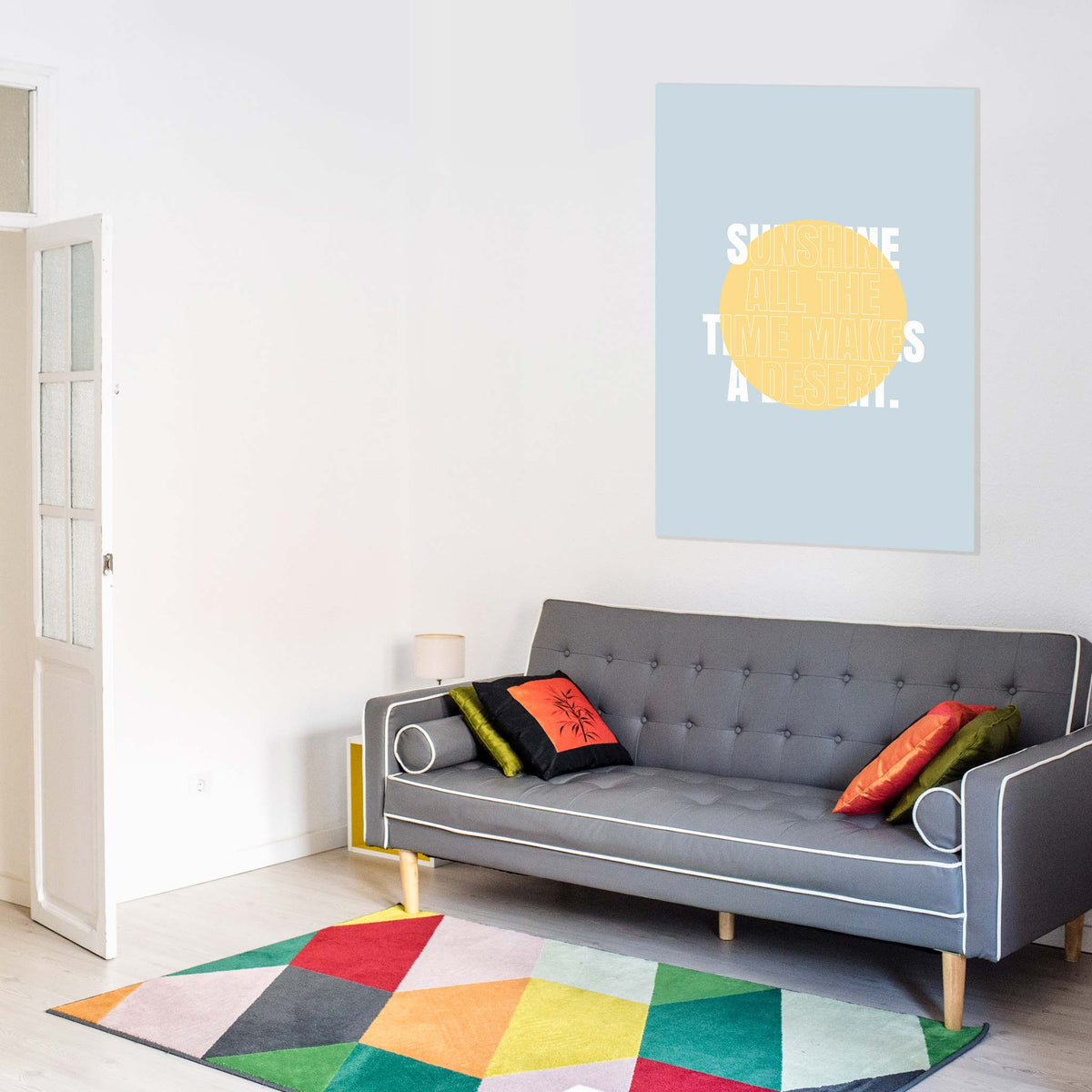 Sunshine all the time makes a desert