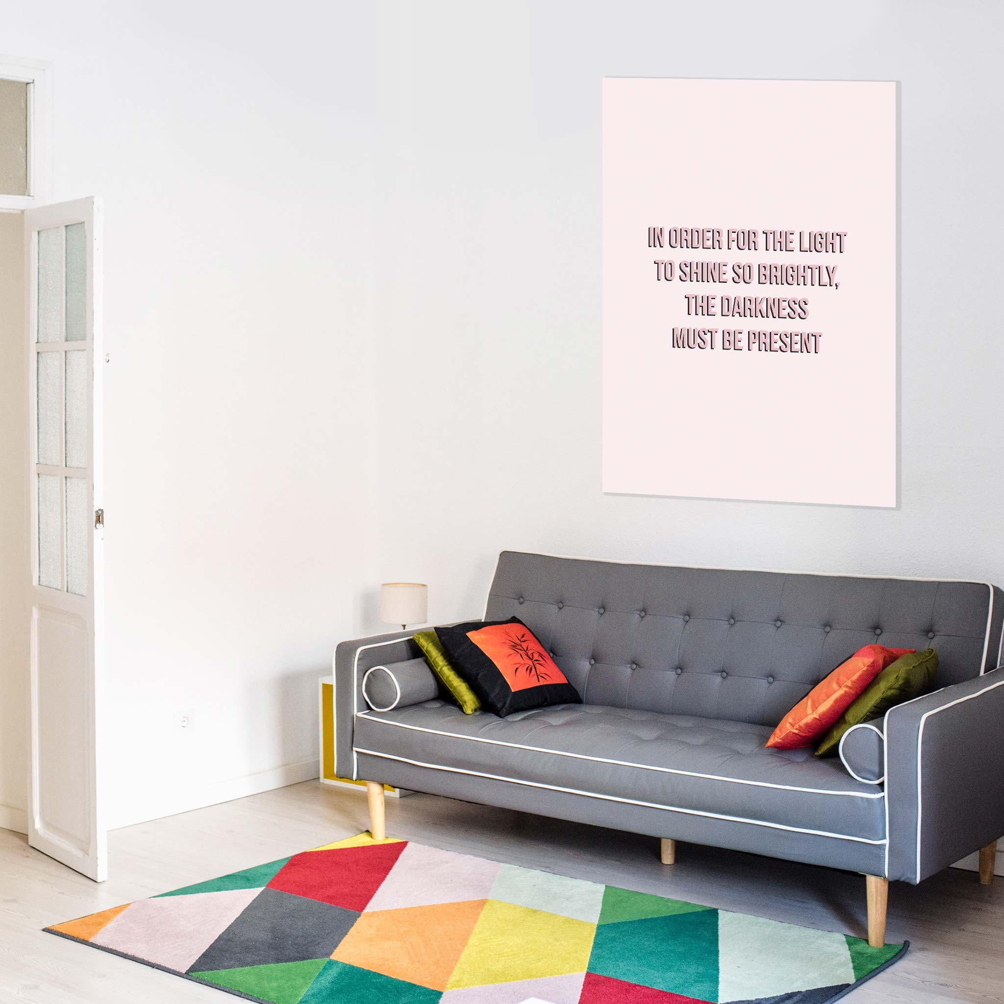 In order for the light to shine so brightly, the darkness must be present