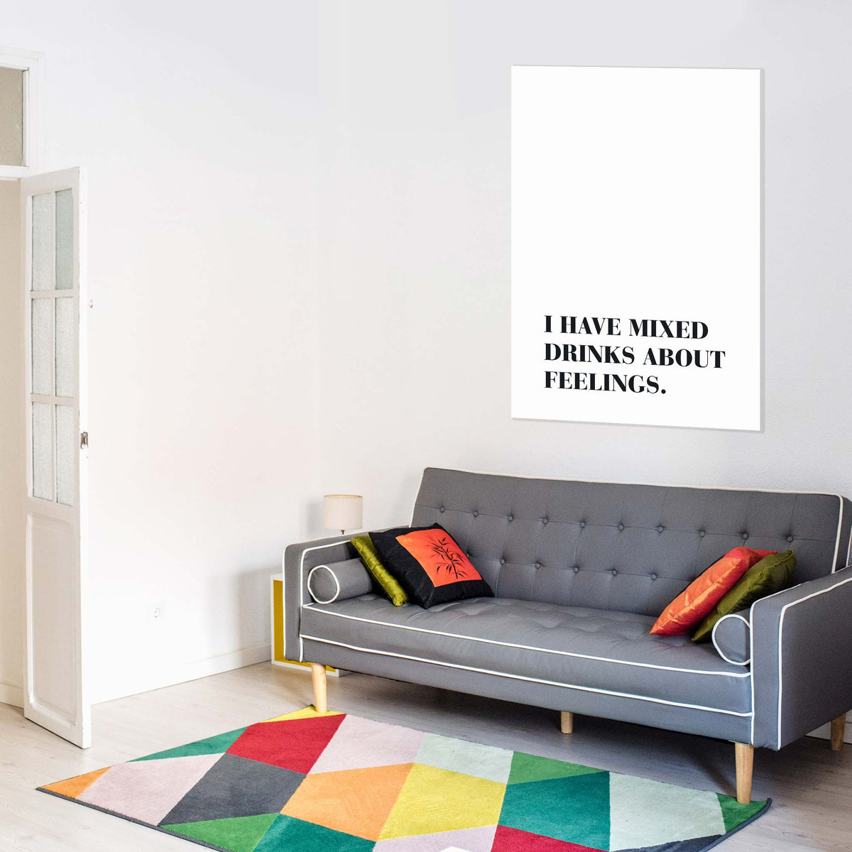 I have mixed drinks about feelings