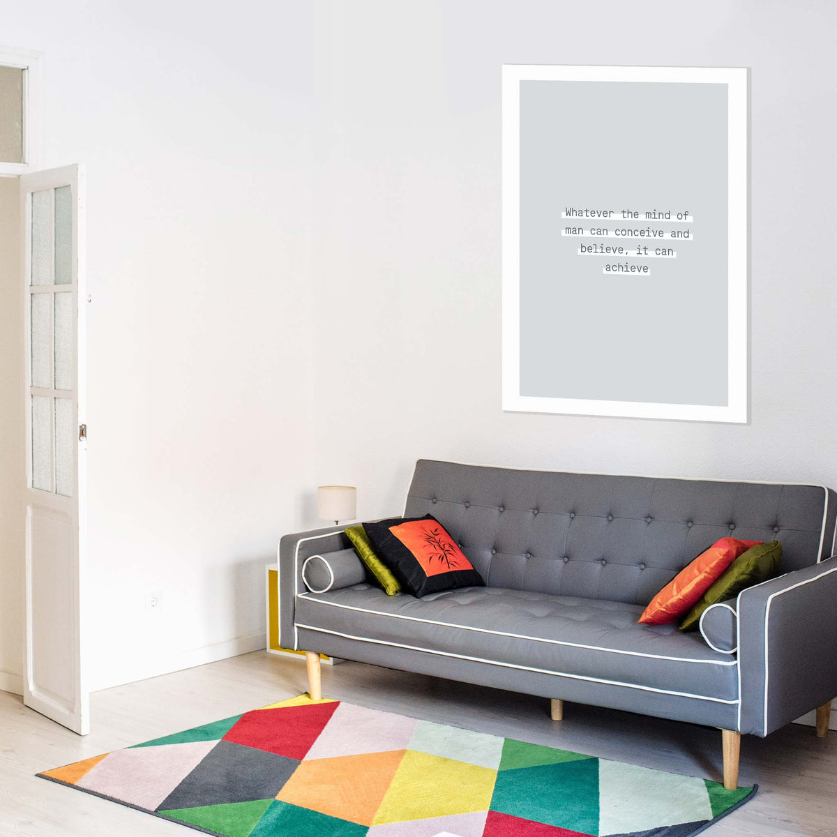 Whatever the mind of man can conceive and believe, it can achieve