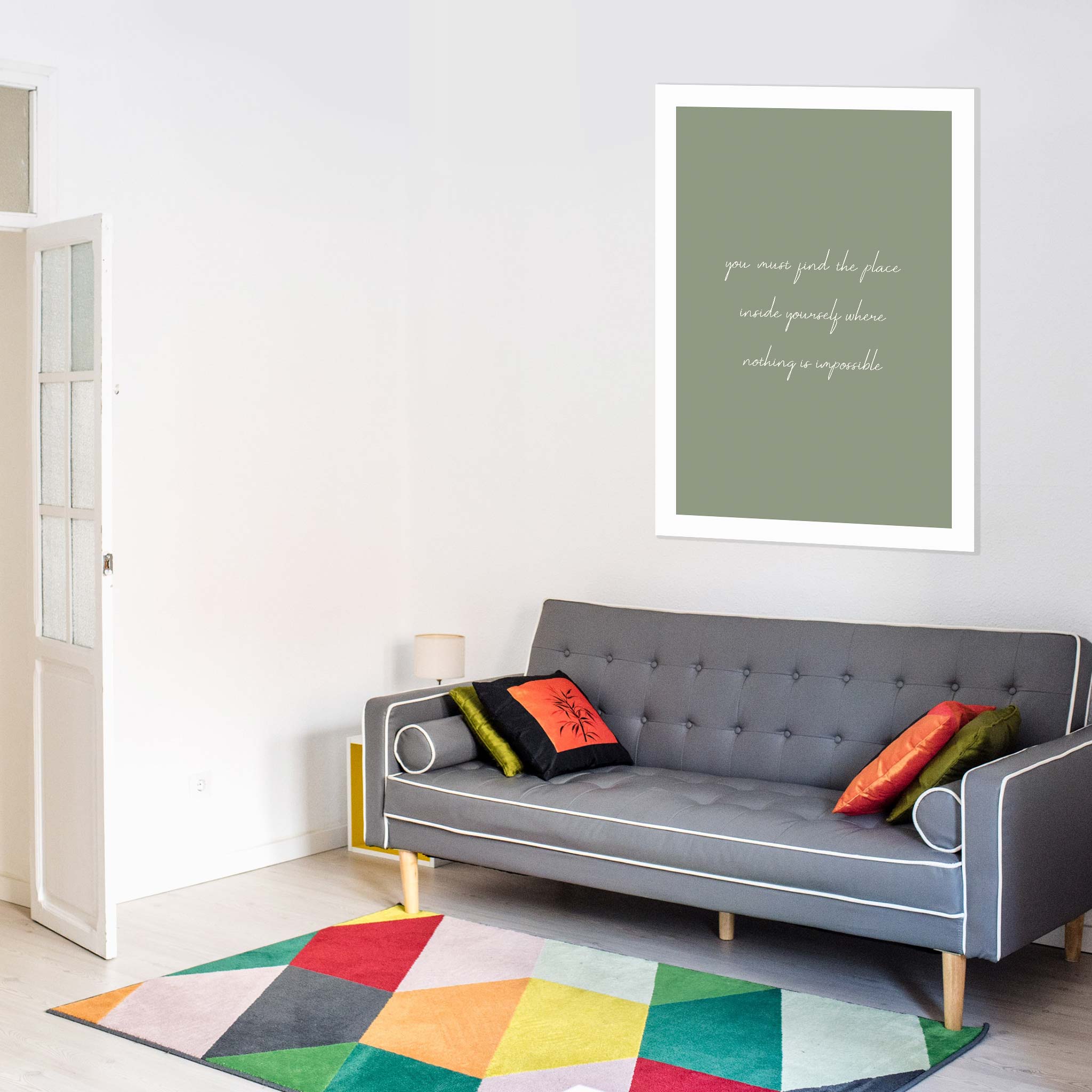 You must find the place inside yourself where nothing is impossible