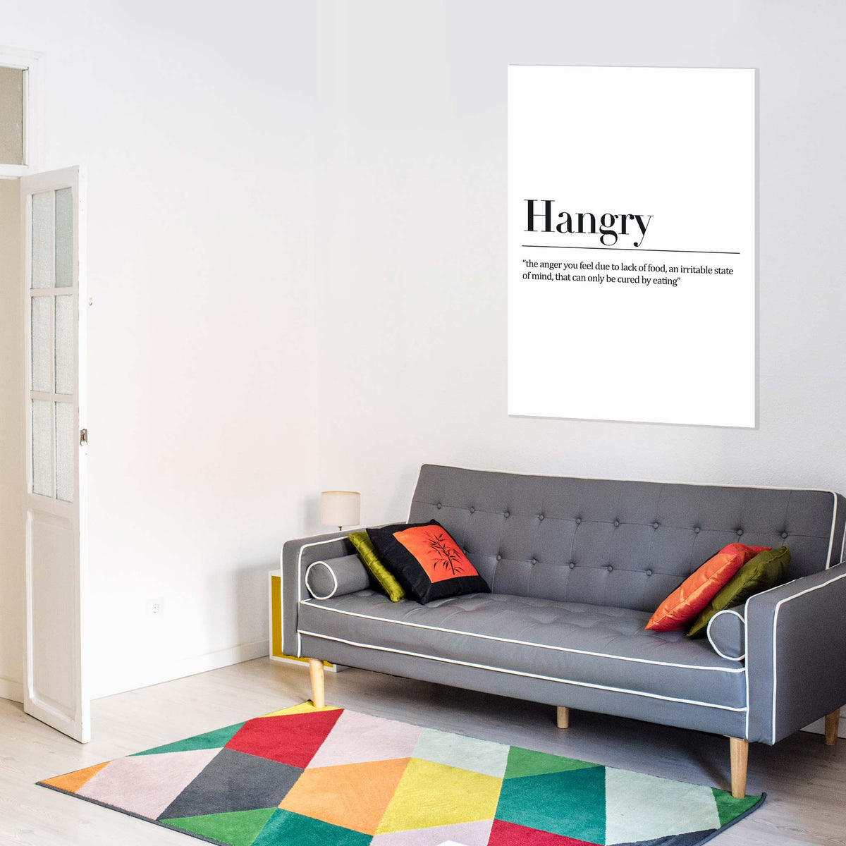 Hangry- &#39;the anger you feel due to lack of food, an irritable state of mind, that can only be cured by eating&#39;