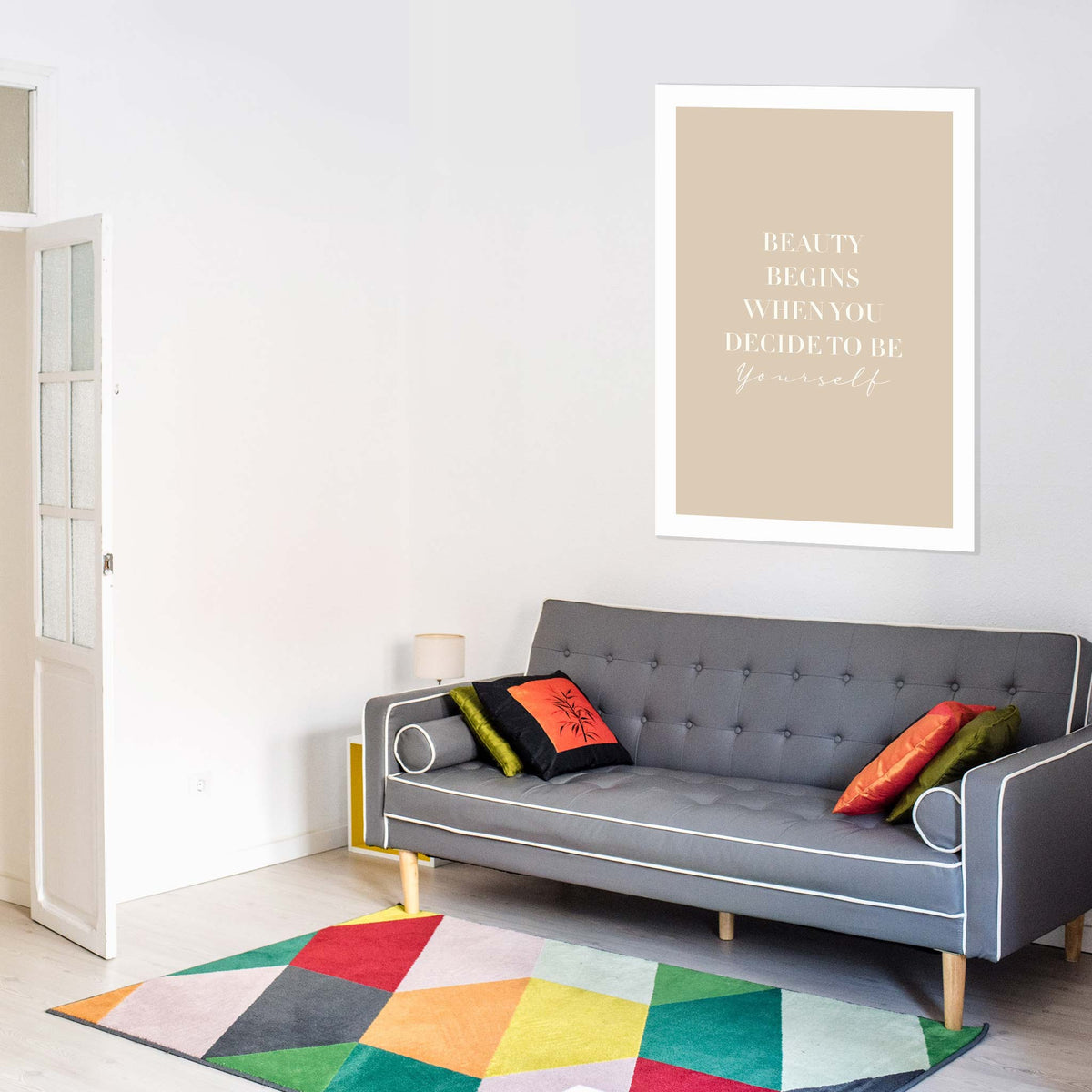 Beauty begins the moment you decide to be yourself