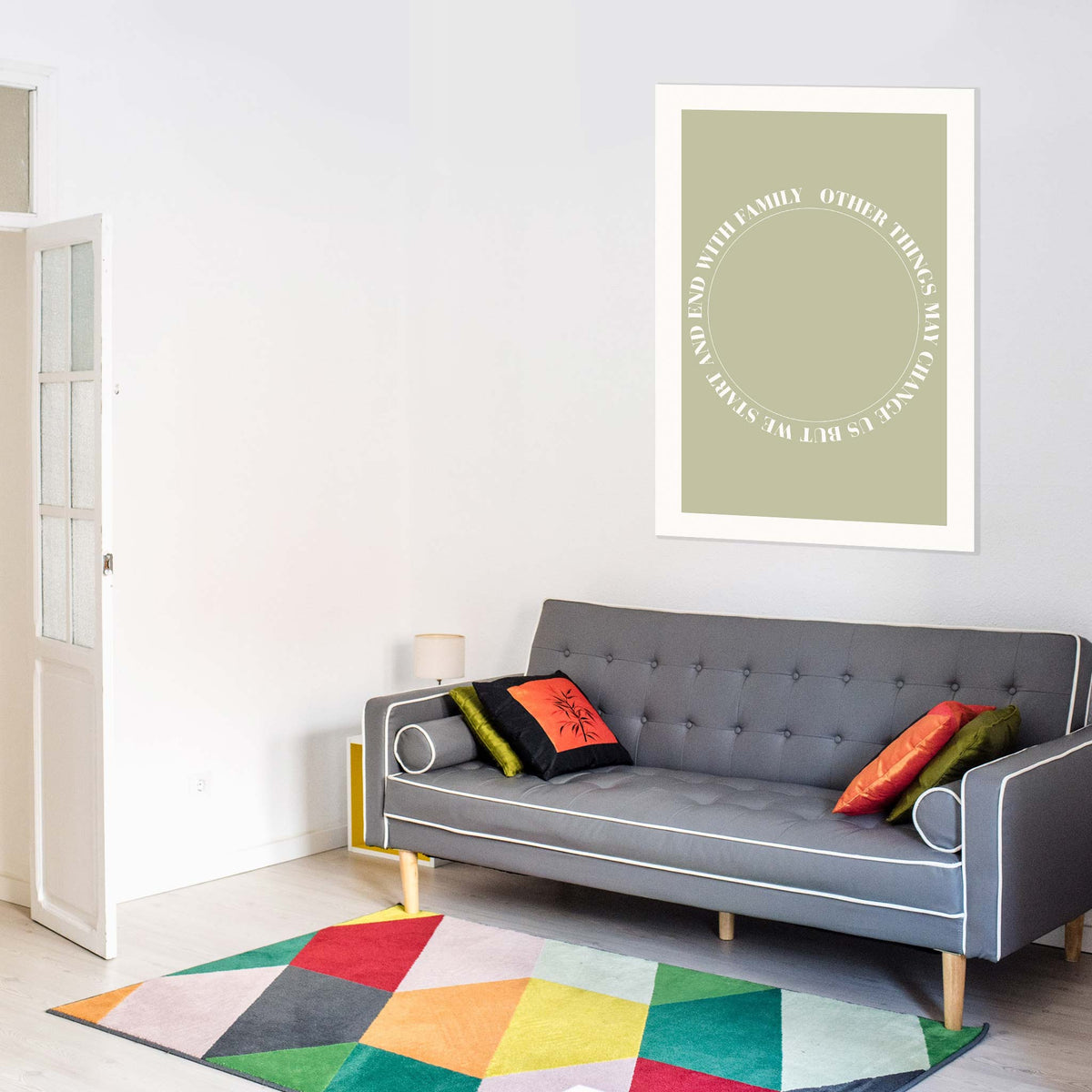 Other things may change us but we start and end with family