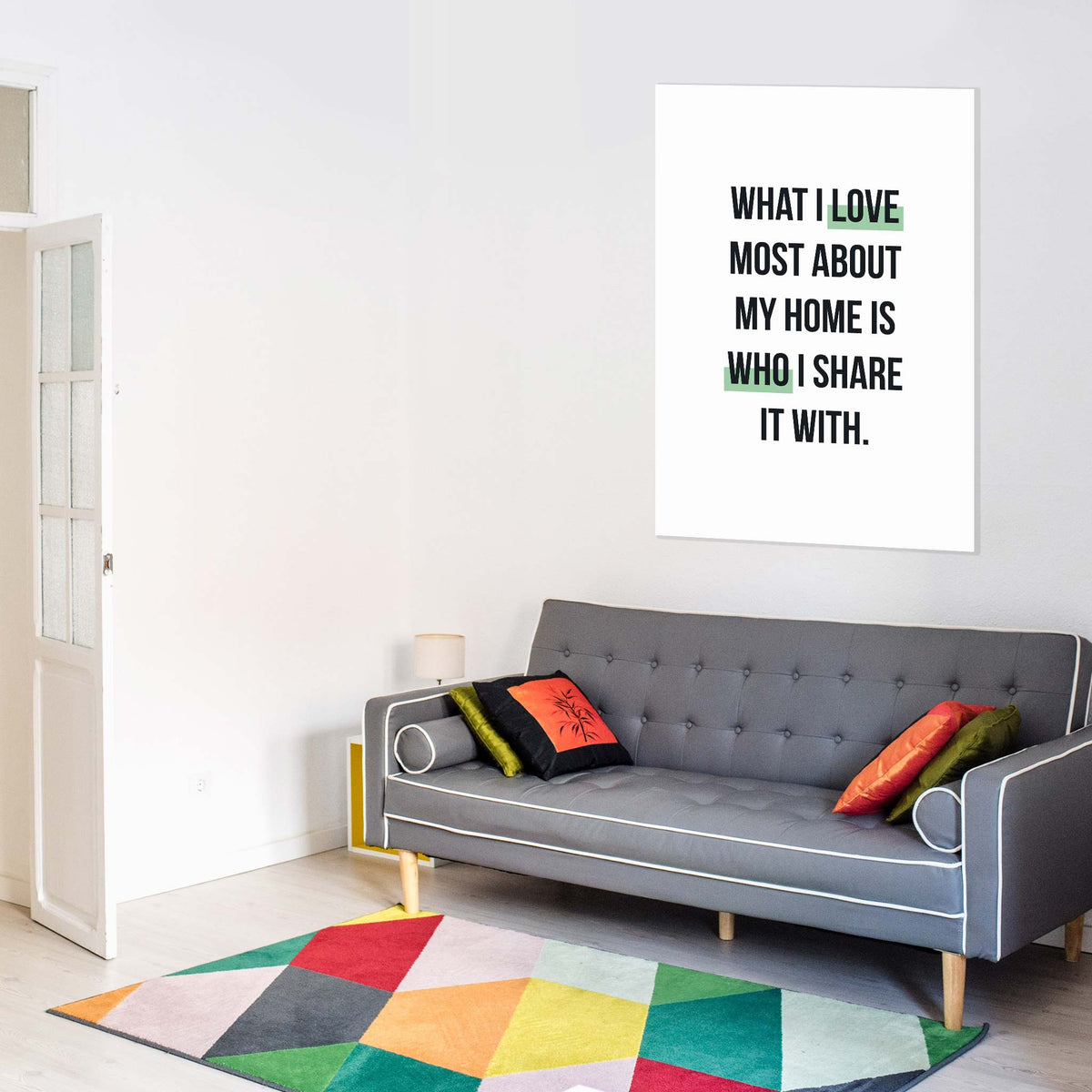 What I love most about my home is who I share it with