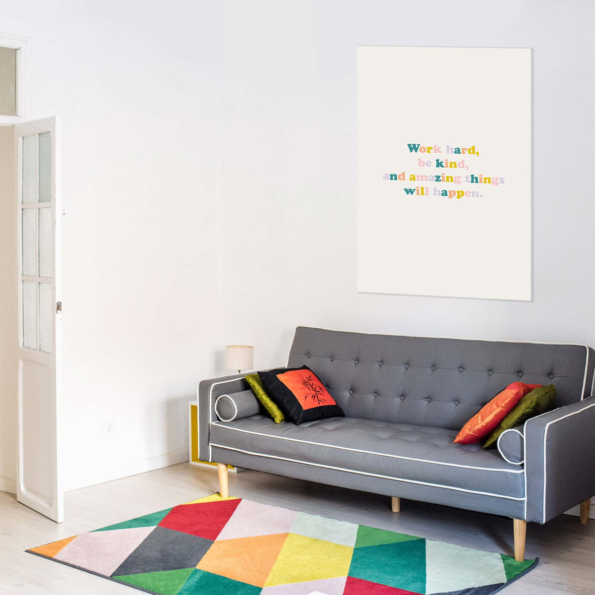 Work hard, be kind, and amazing things will happen