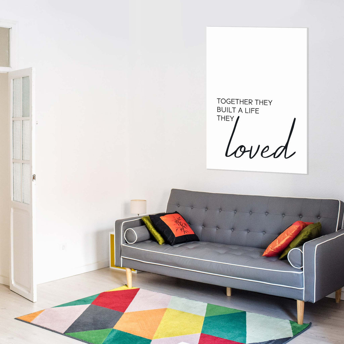 Together they built a life they loved