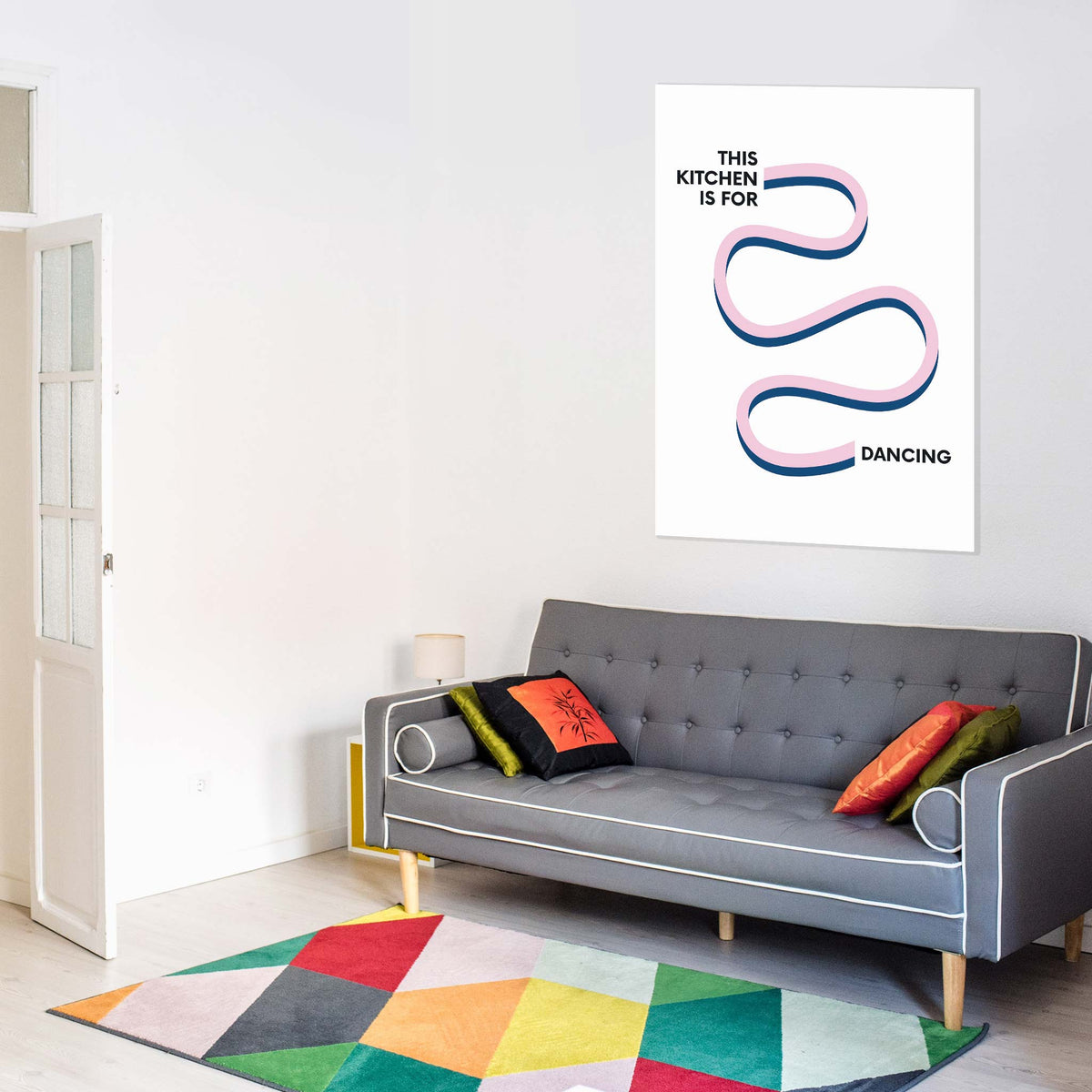 This kitchen is for dancing