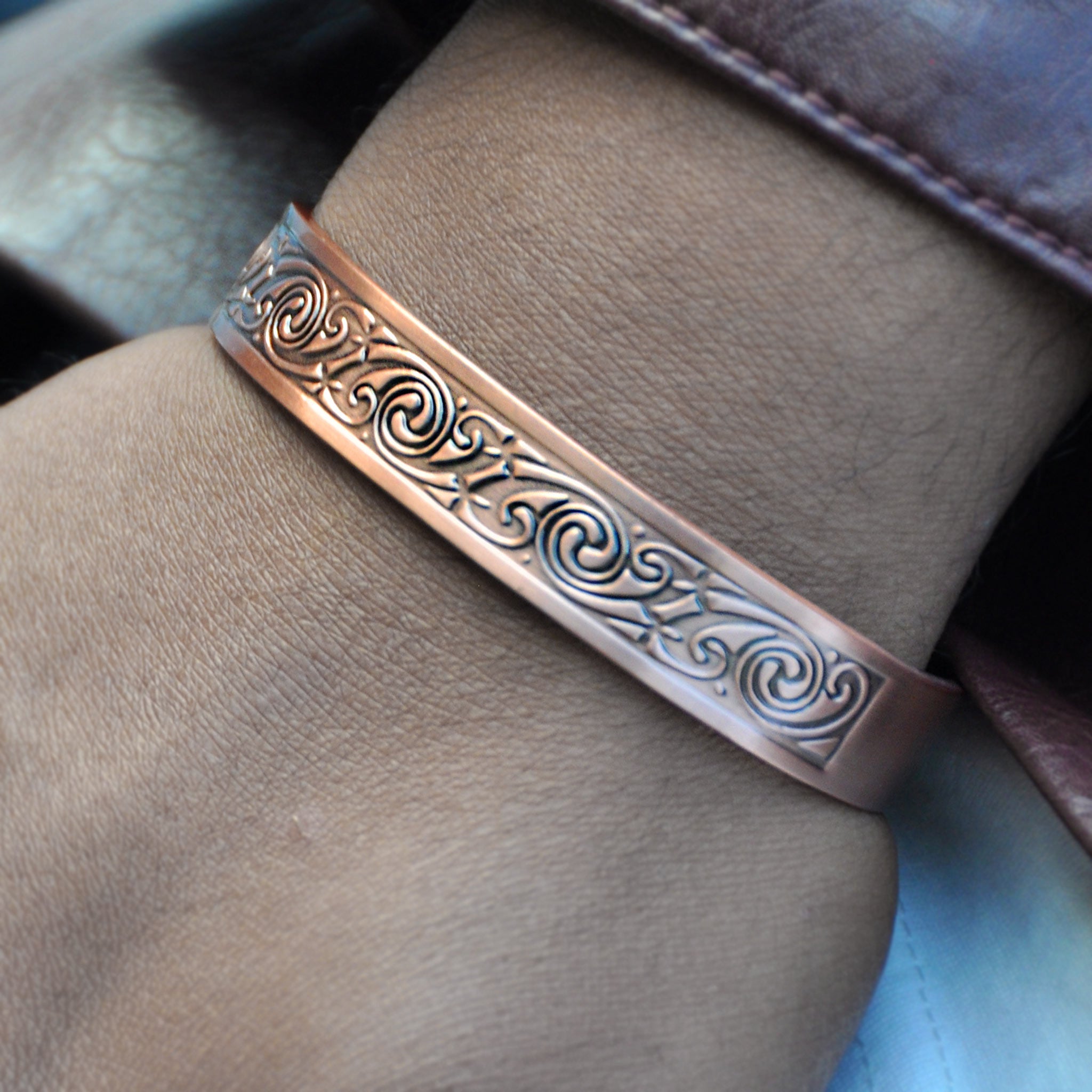 Copper Brcelets Mens copper bracelet, copper wristband, DEMI+CO - DEMI+CO Jewellery
