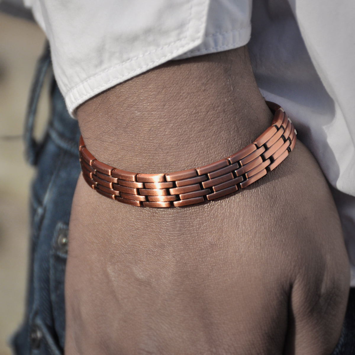 Celtic Design Copper Magnetic bracelet for men relieve pain arthritis   Magnetic Mobility