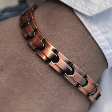 magnetic copper link bracelet 