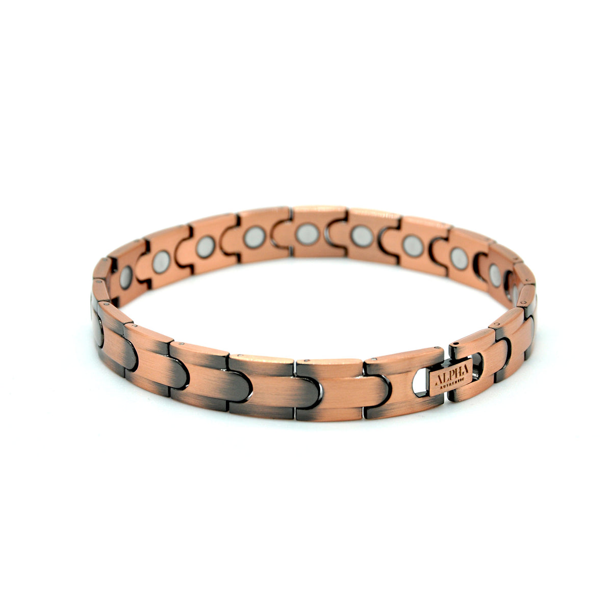 Powerful Magnetic Mens Bracelet Therapy for Pain Relief Solid Copper Powerful Magnetic Mens Bracelet Therapy for Pain Relief Solid Copper