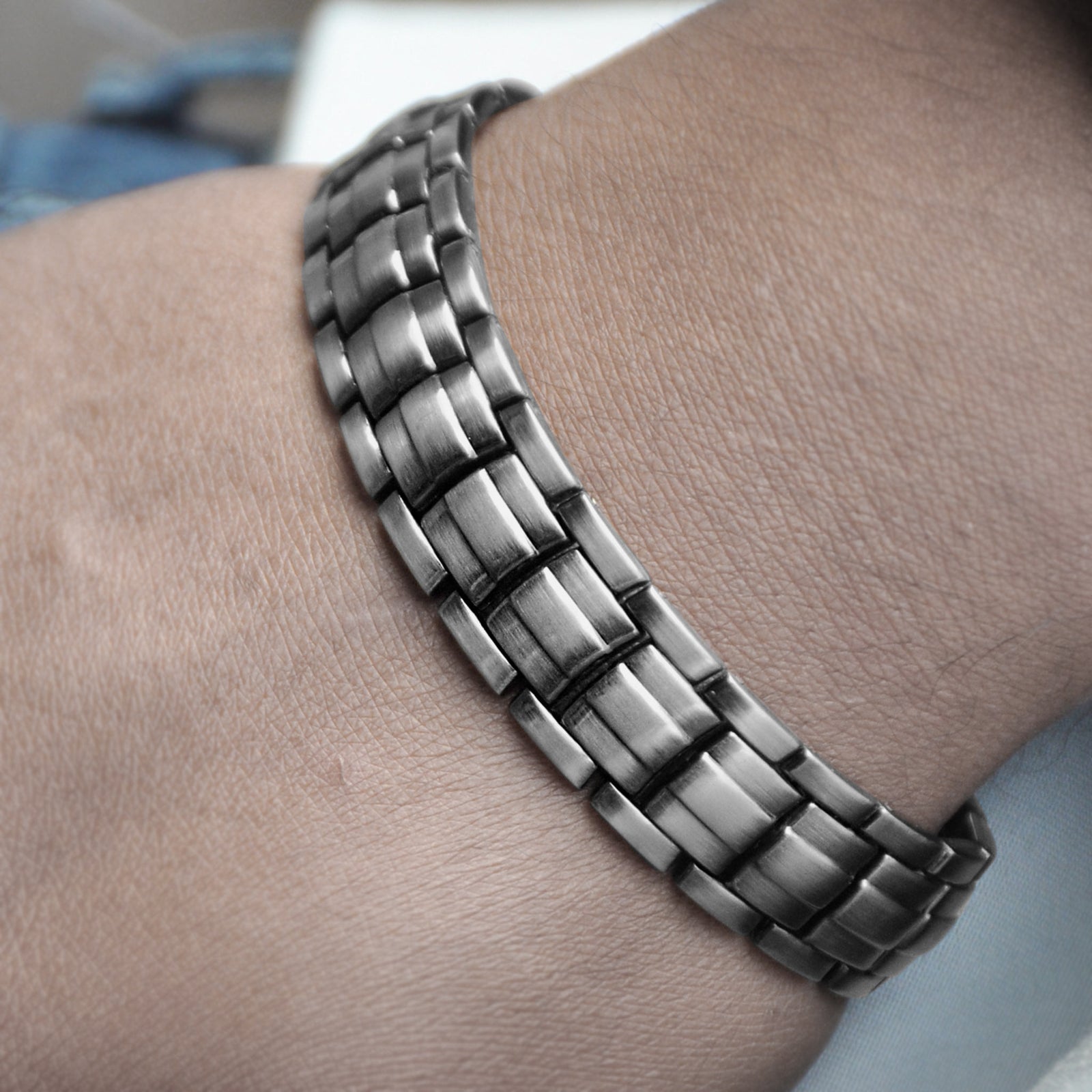 Mens copper link bracelets 