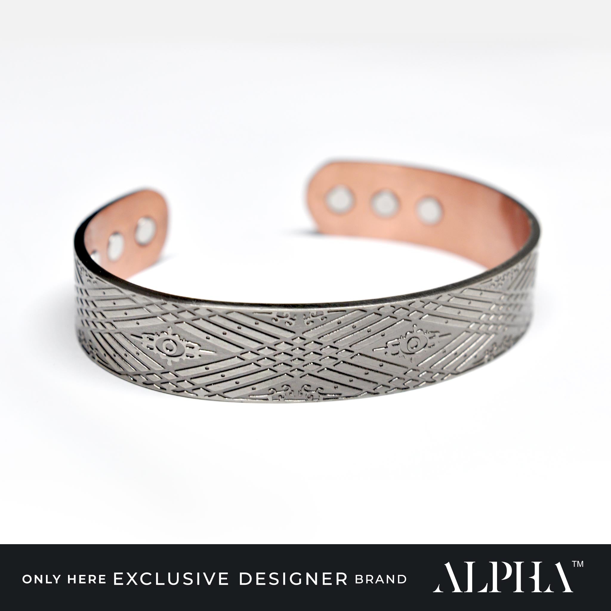 ALPHA designer copper bracelets