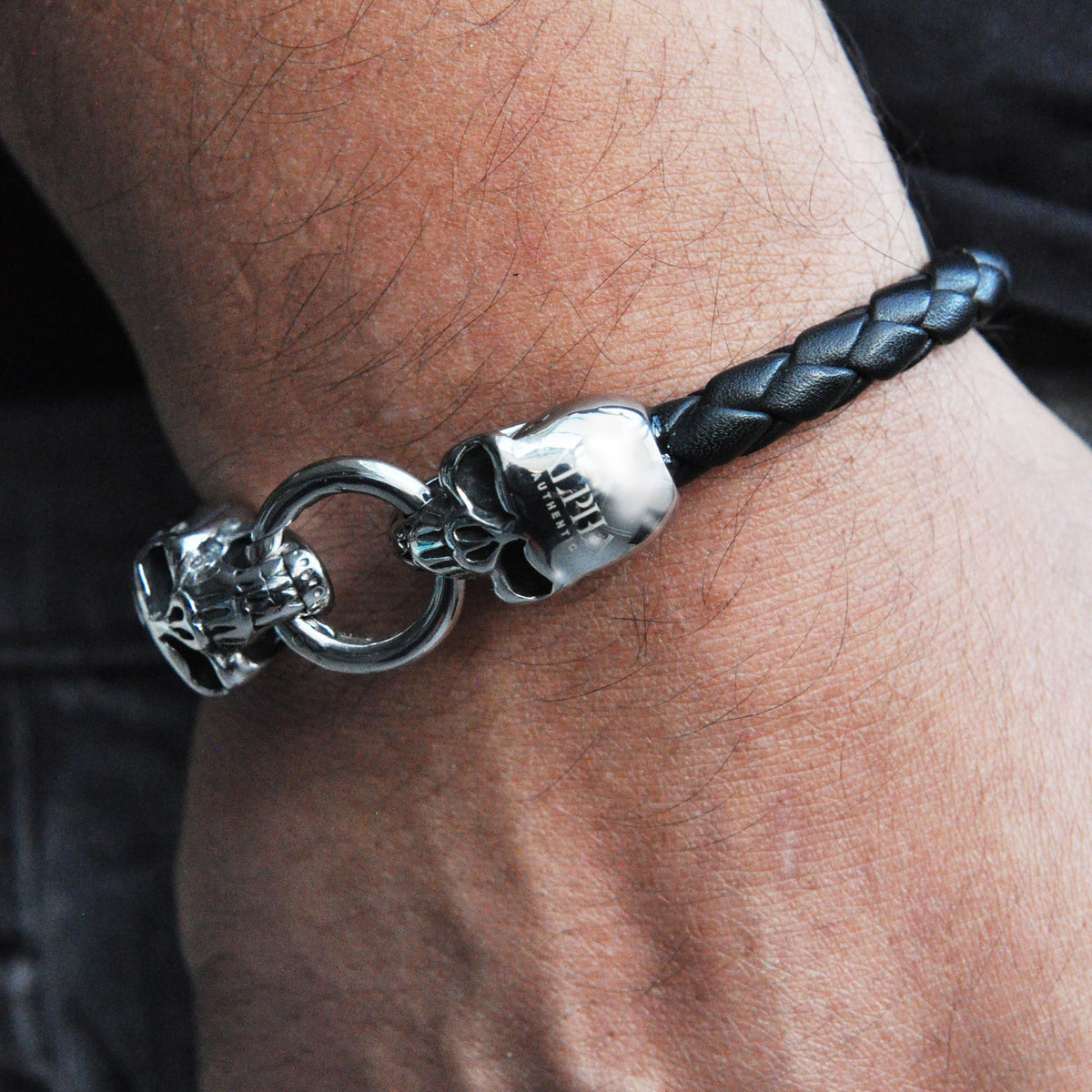 mens leather bracelet