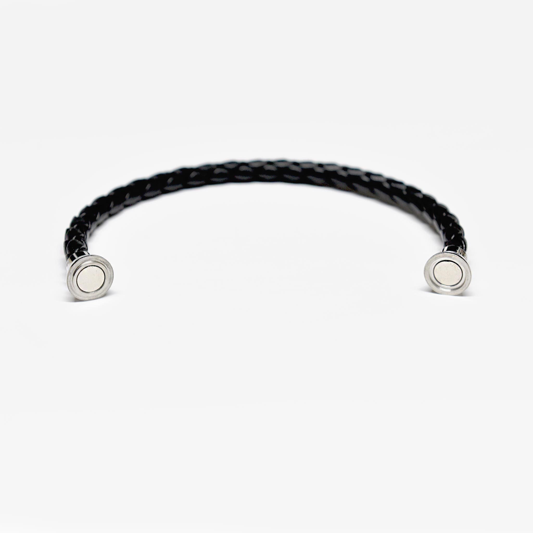 Designer leather bracelet ALPHA mens