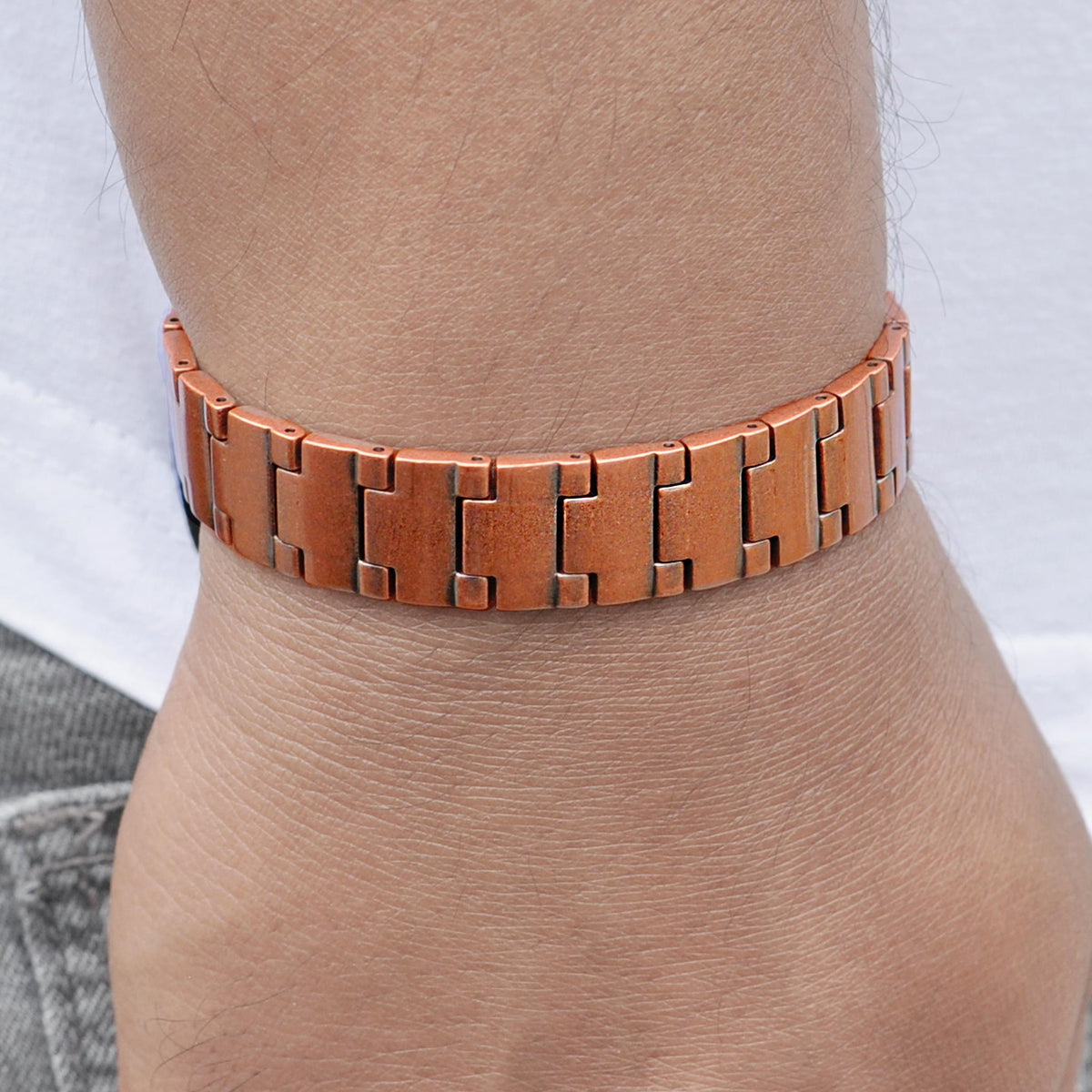 copper bracelet with magnets