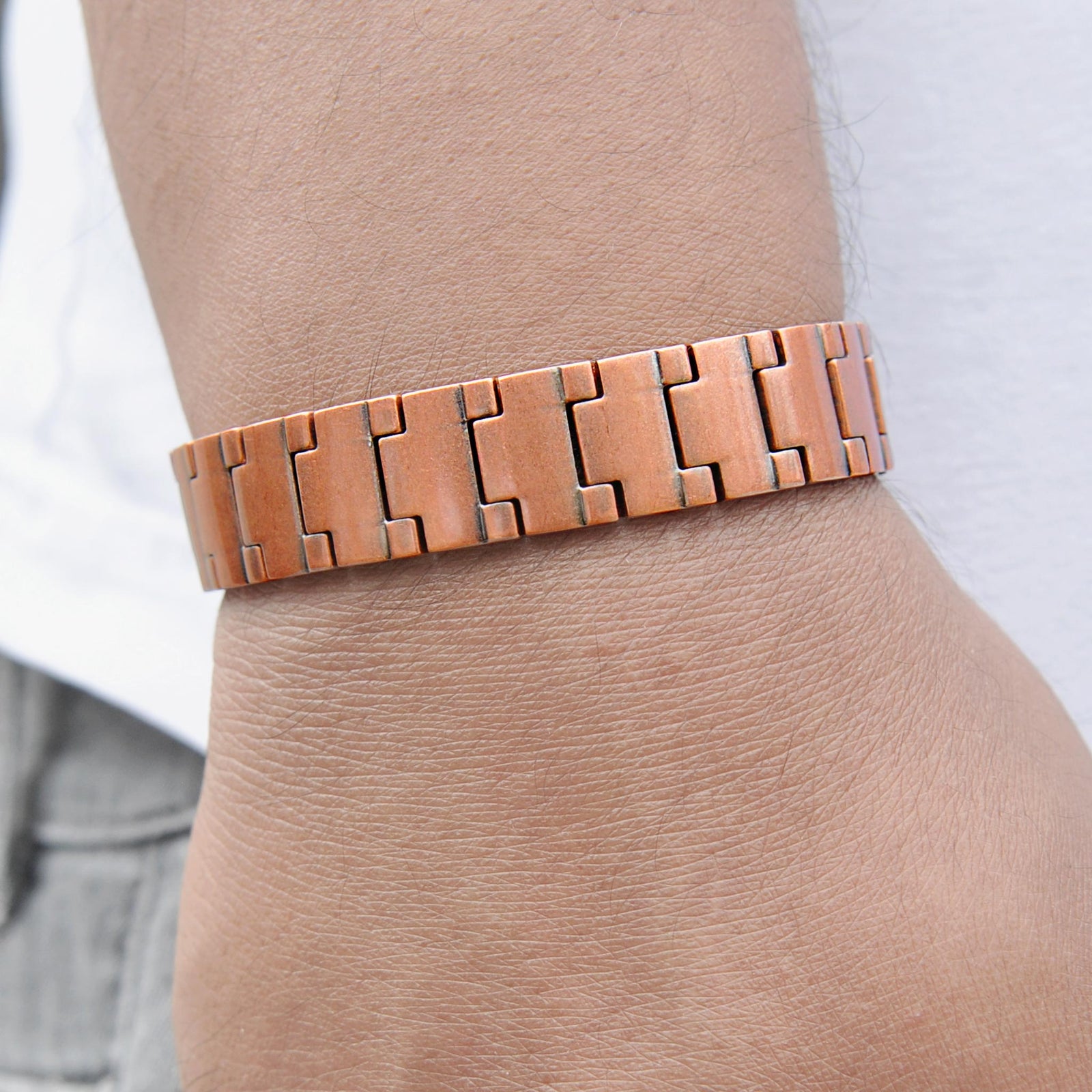 copper bracelet with magnets