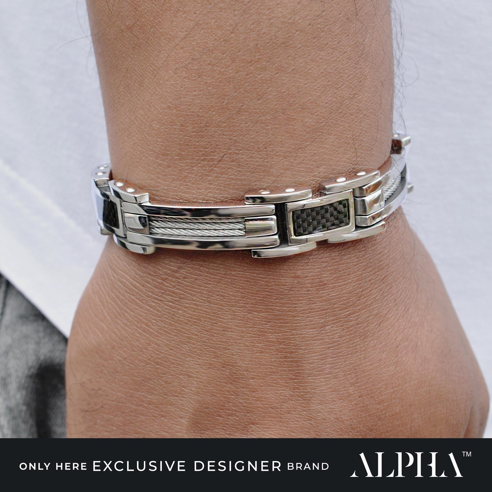 Designer Stainless Steel Bracelet