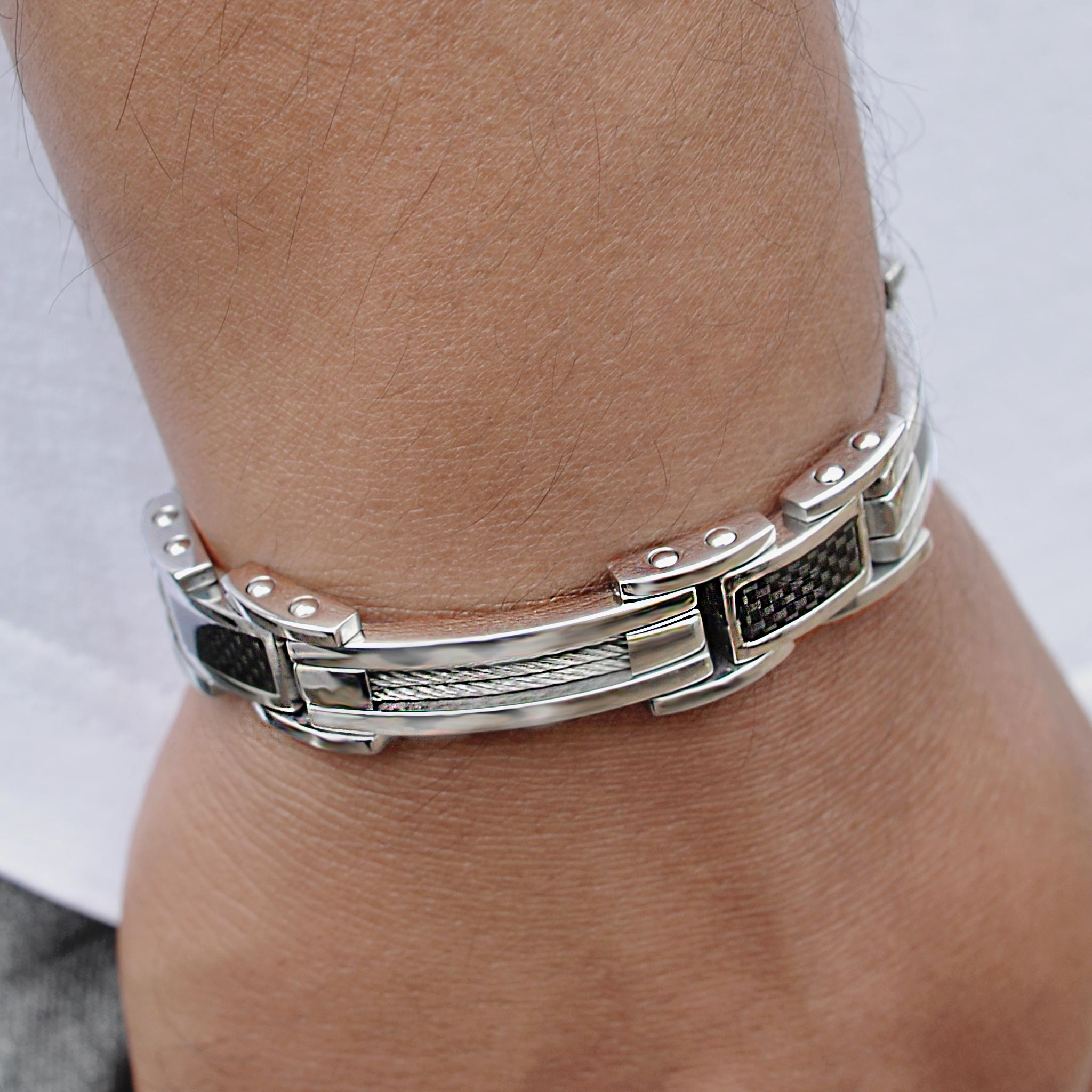 mens magnetic bracelet
