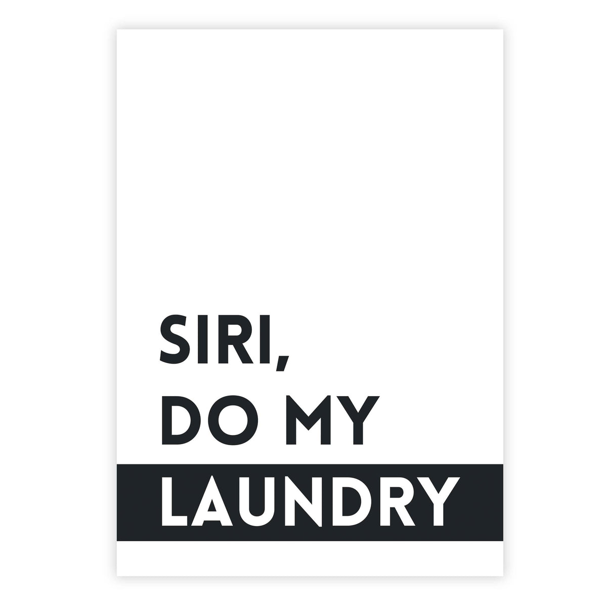 Siri, do my laundry