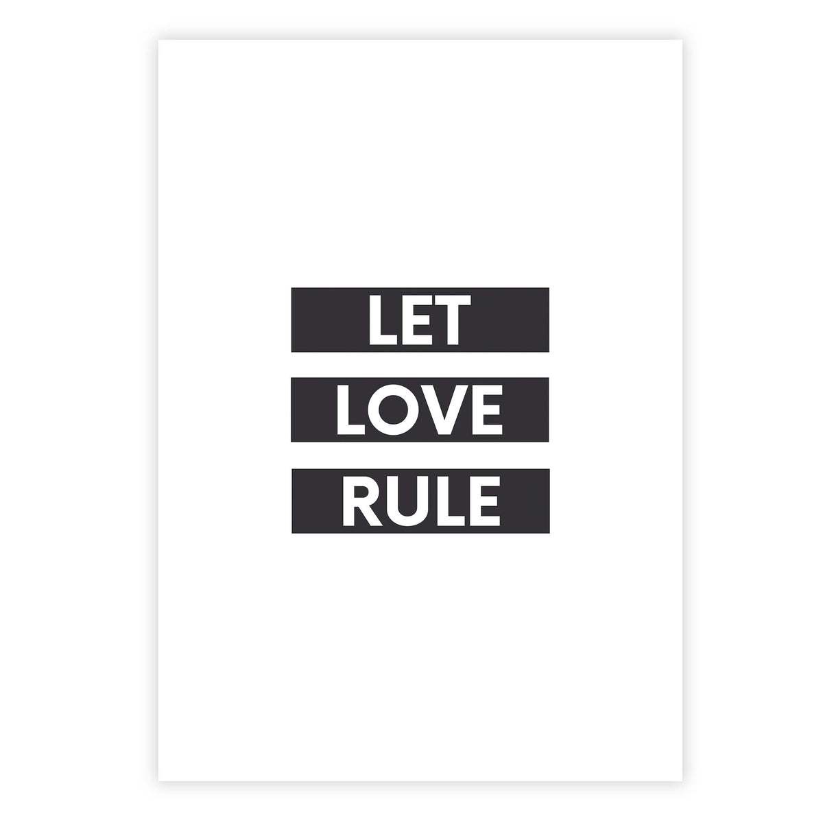 Let love rule
