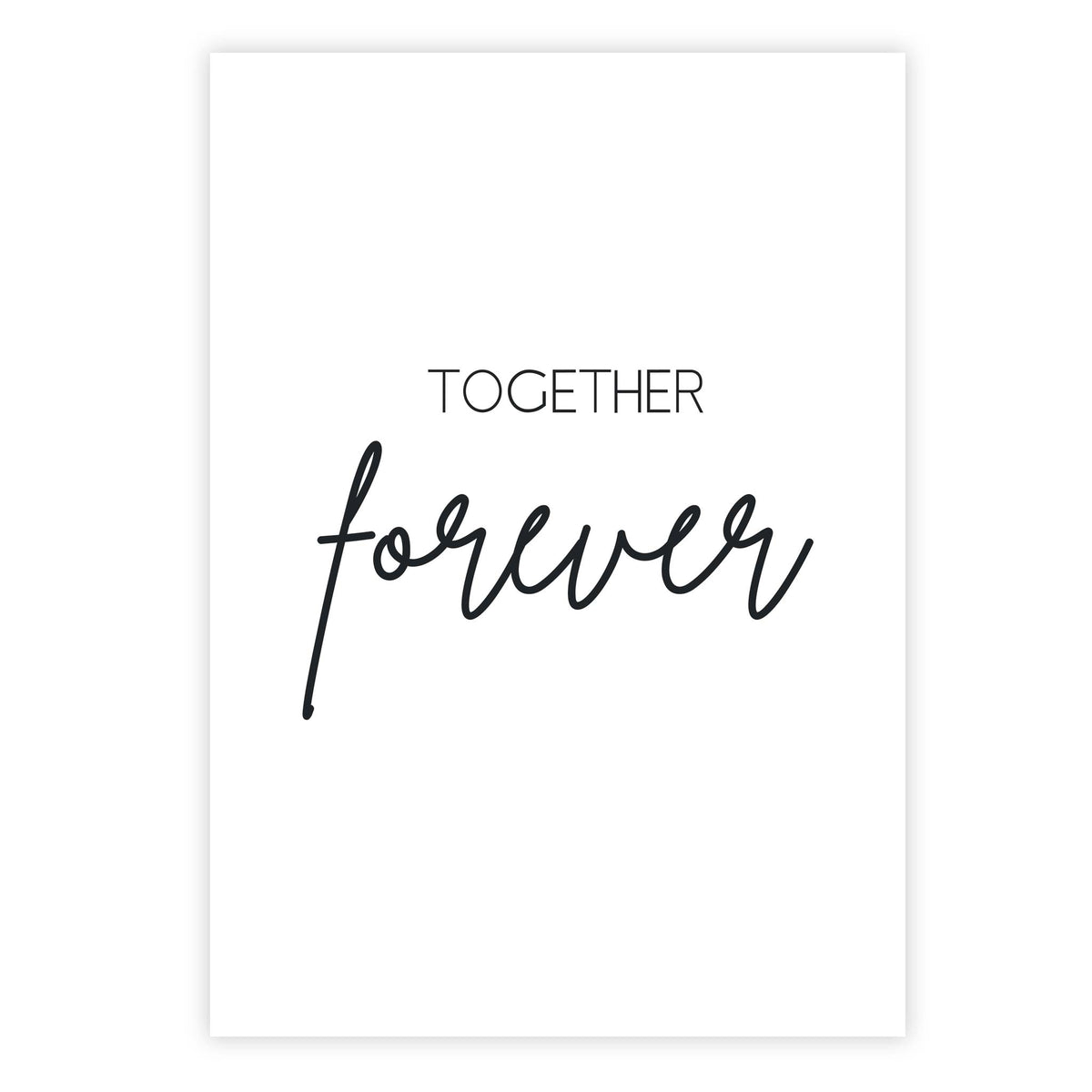 Together forever