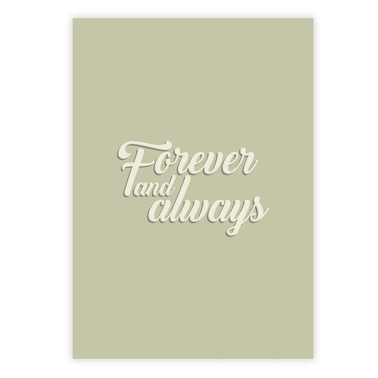 Forever and always