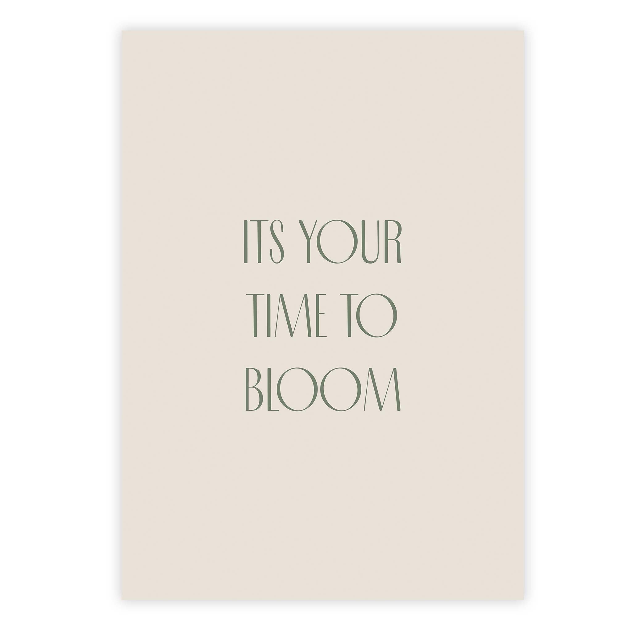 Its your time to bloom