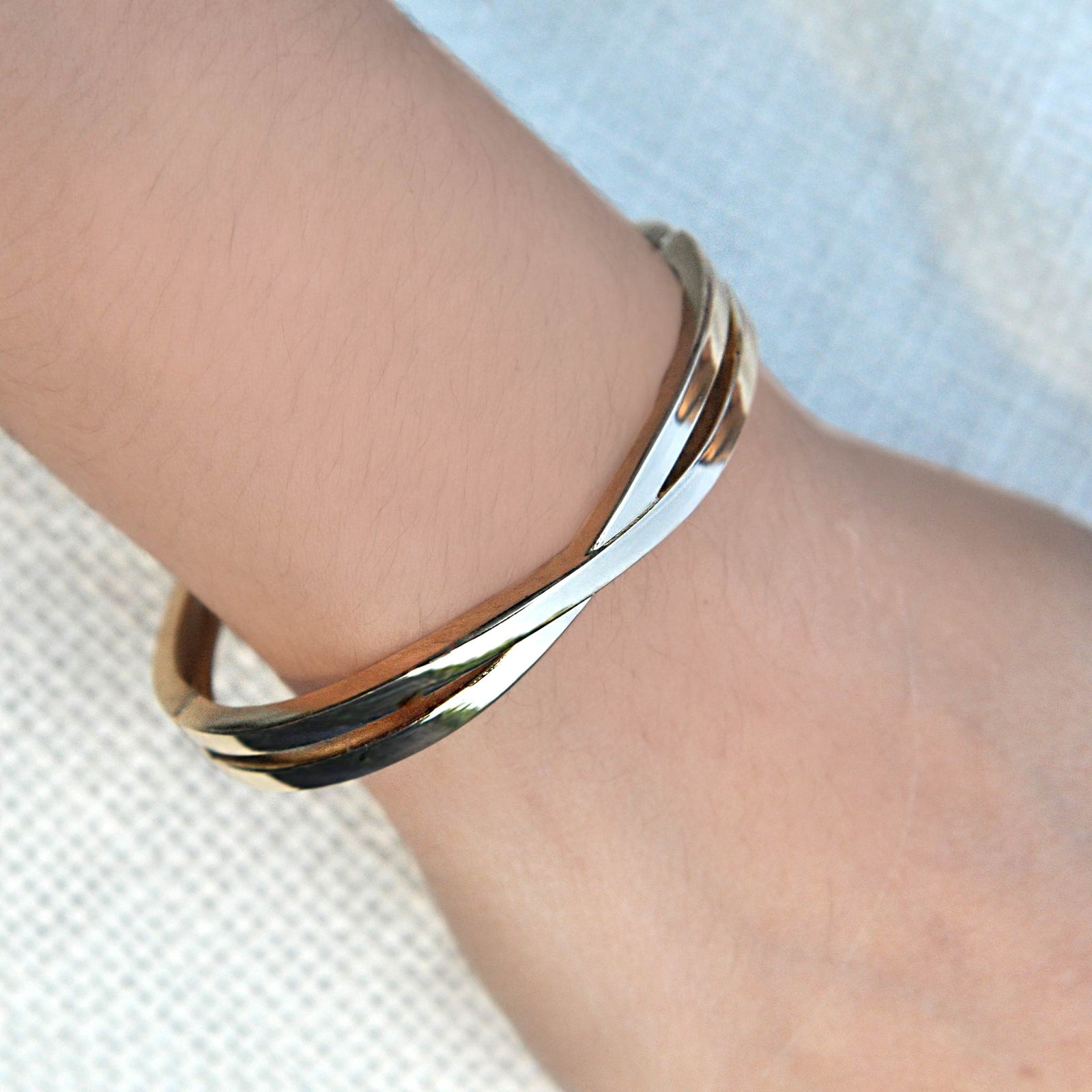 Martina Gold Bangle Cuff