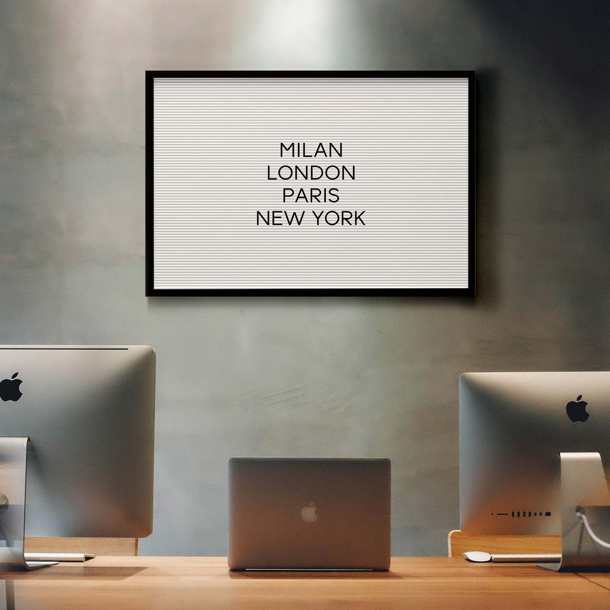 London, Paris, New York, Milan