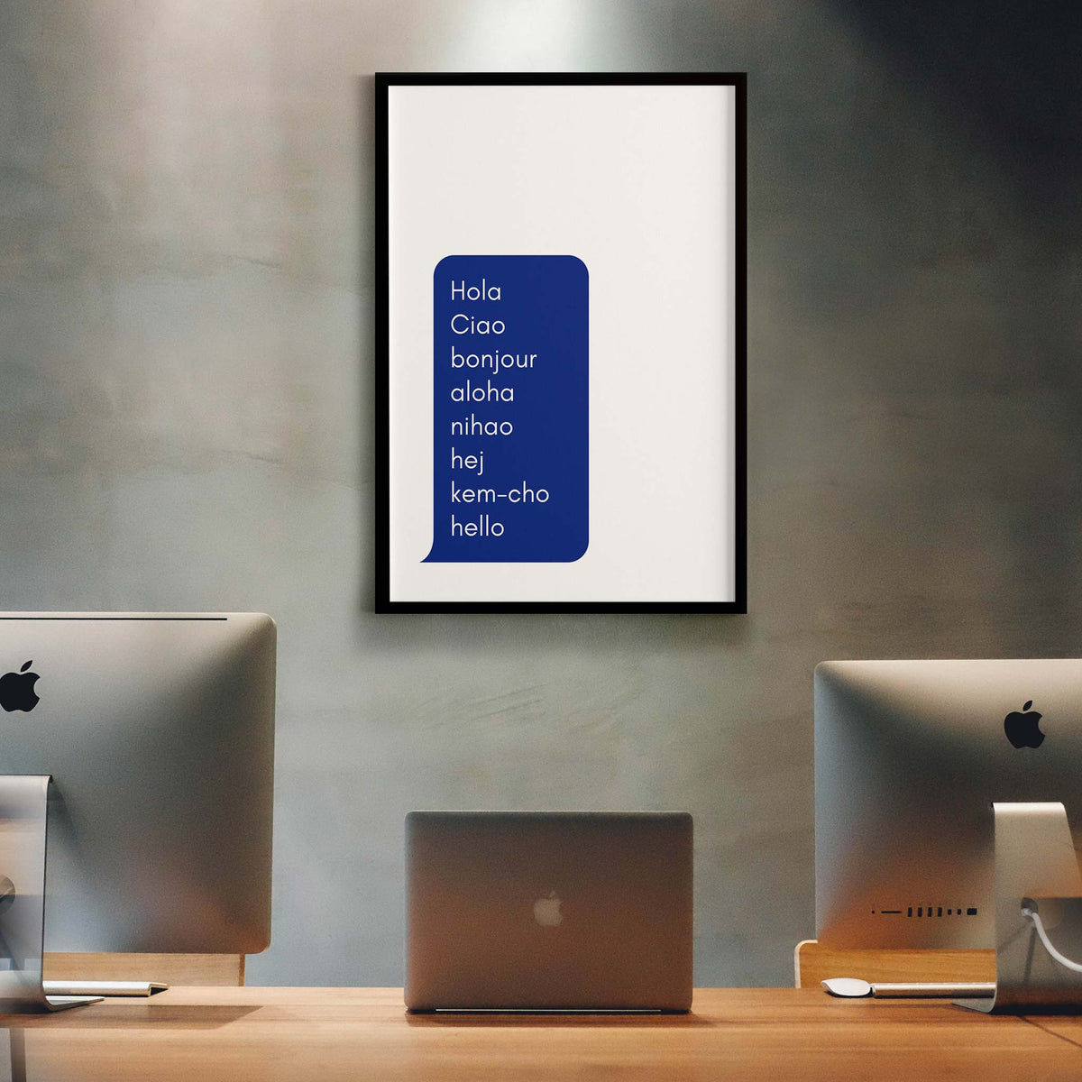 Hola Ciao bonjour aloha nihao hej kem-cho hello