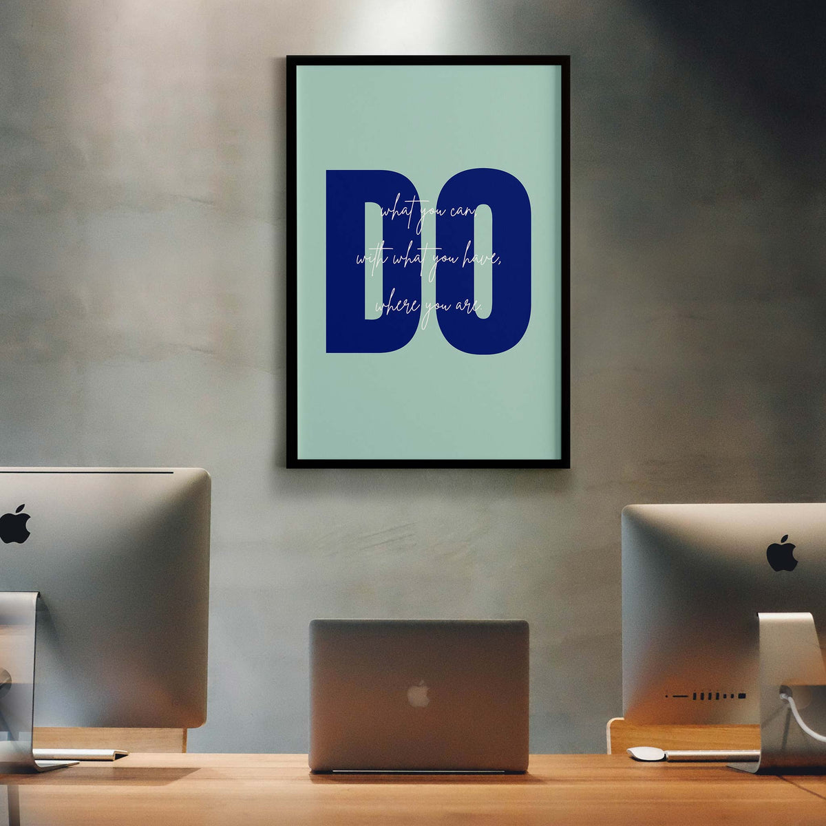 Do what you can, with what you have, where you are