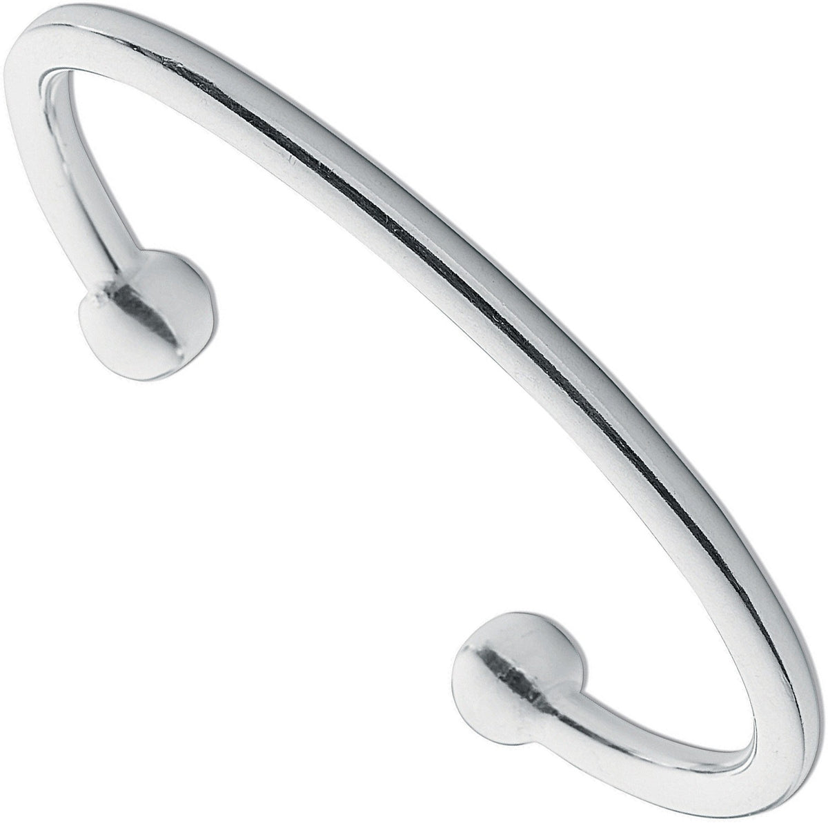 Silver 5mm Torgue Bangle