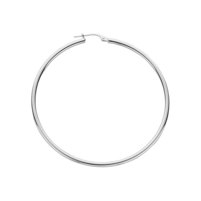 Silver Hoop Earrings