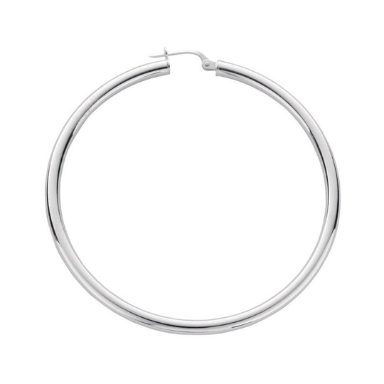 Silver Hoop Earrings