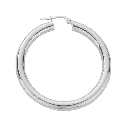 Silver Hoop Earrings