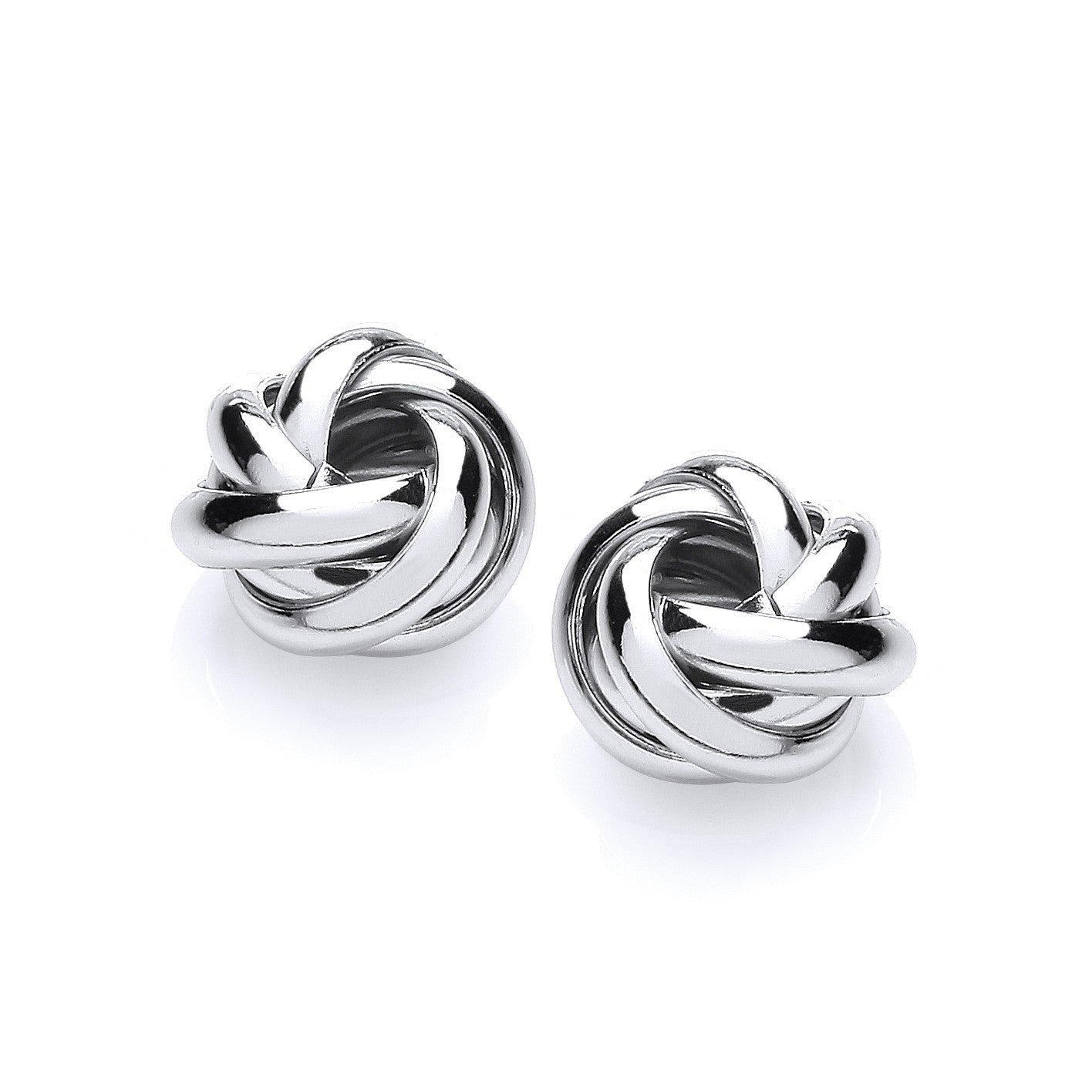 Silver Knot Stud
